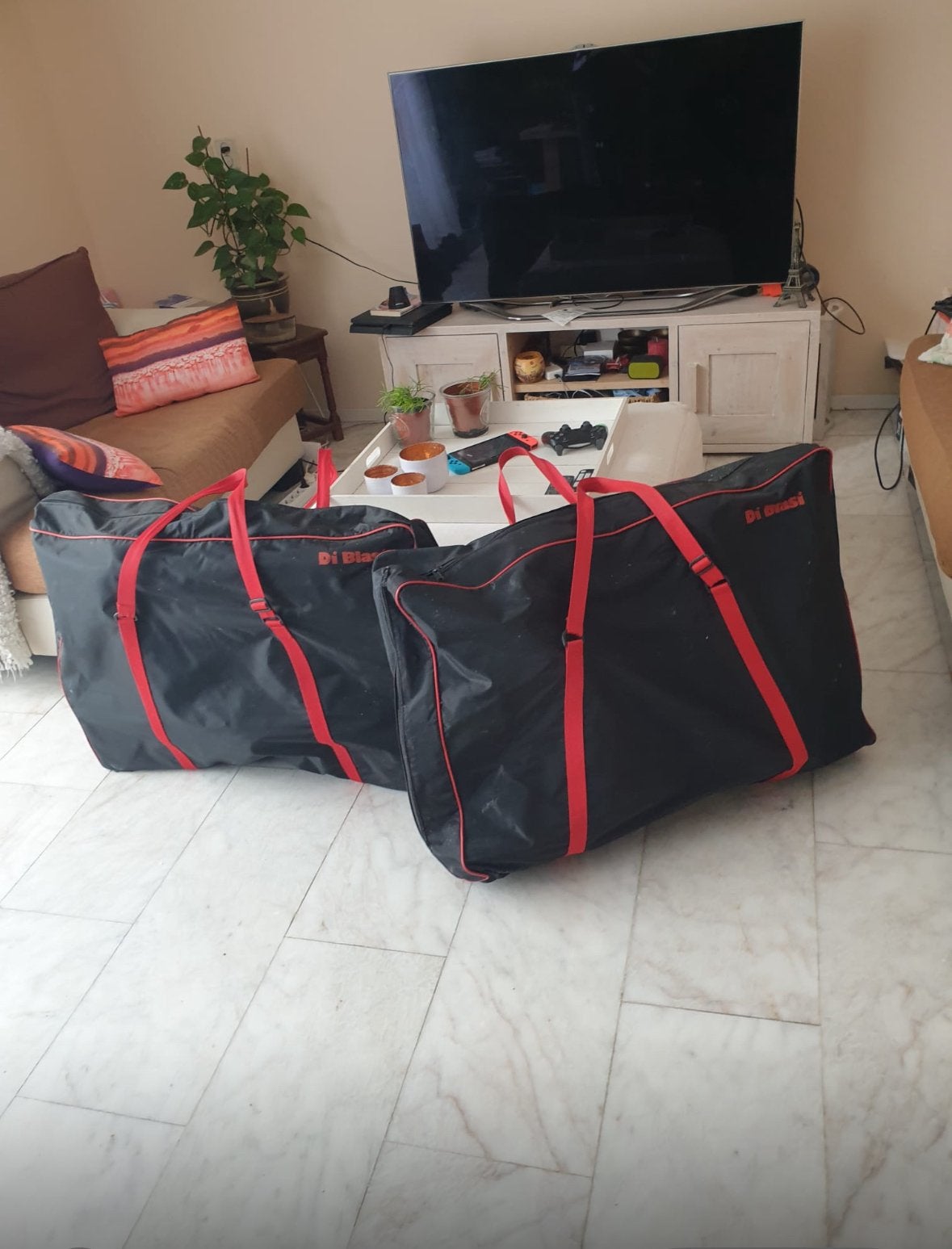 Blauwe Di Blasi opvouwbare fiets te koop, Fietsen en Brommers, Overige merken, Gebruikt, Ophalen of Verzenden, Totaal opvouwbaar