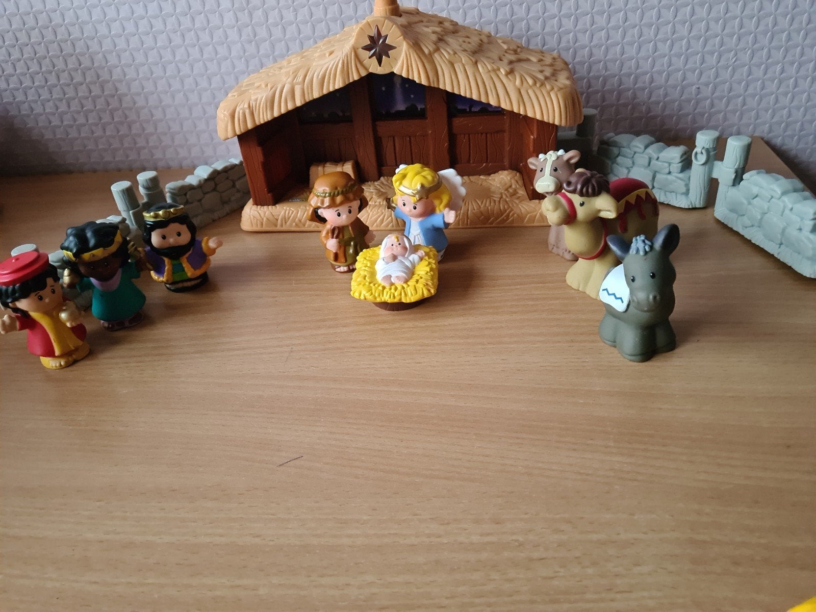 kerststal fisherprice, Kinderen en Baby's, Ophalen of Verzenden, Zo goed als nieuw, Speelset