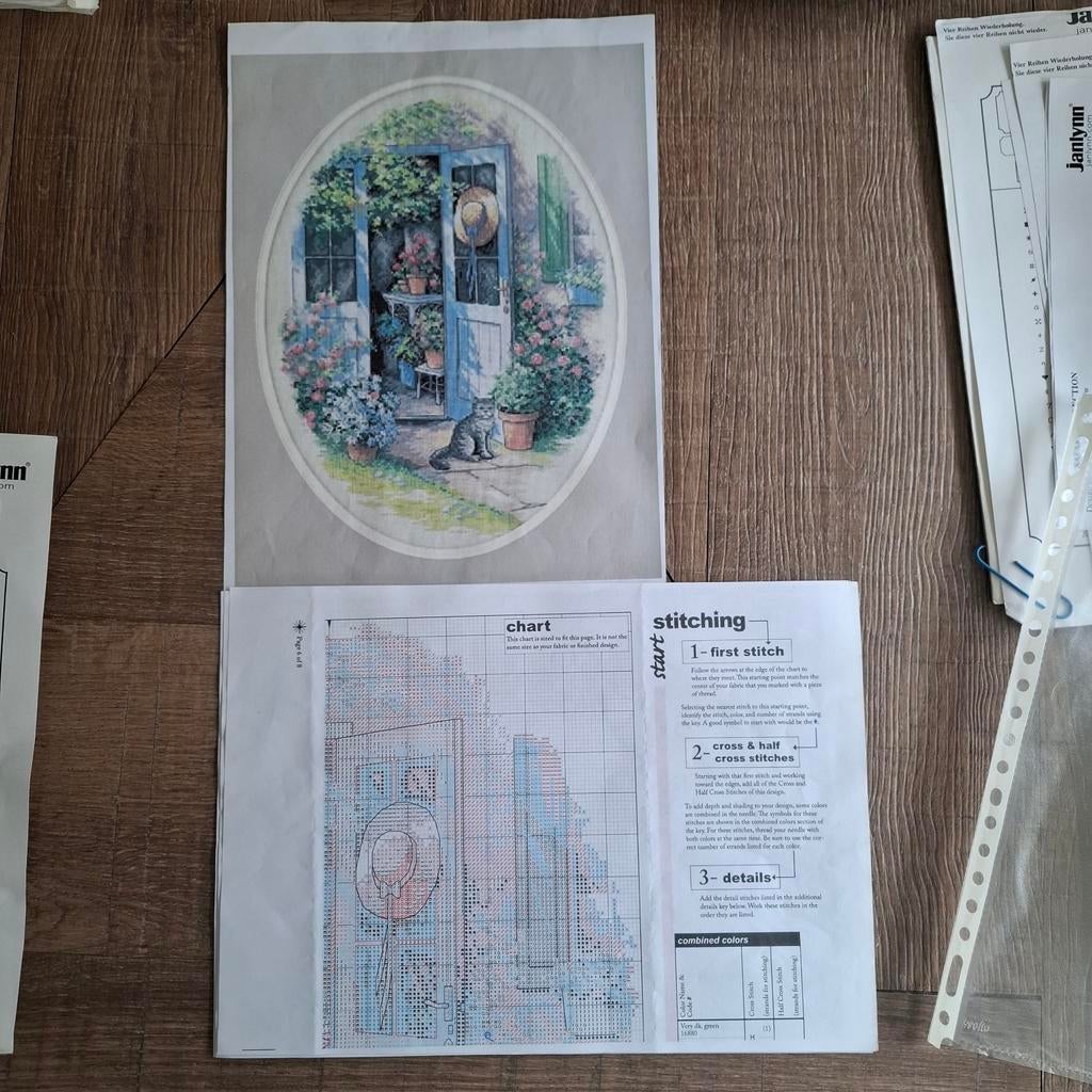 Borduur patroon, Ophalen of Verzenden, 2000 tot heden, Wereld, Landkaart