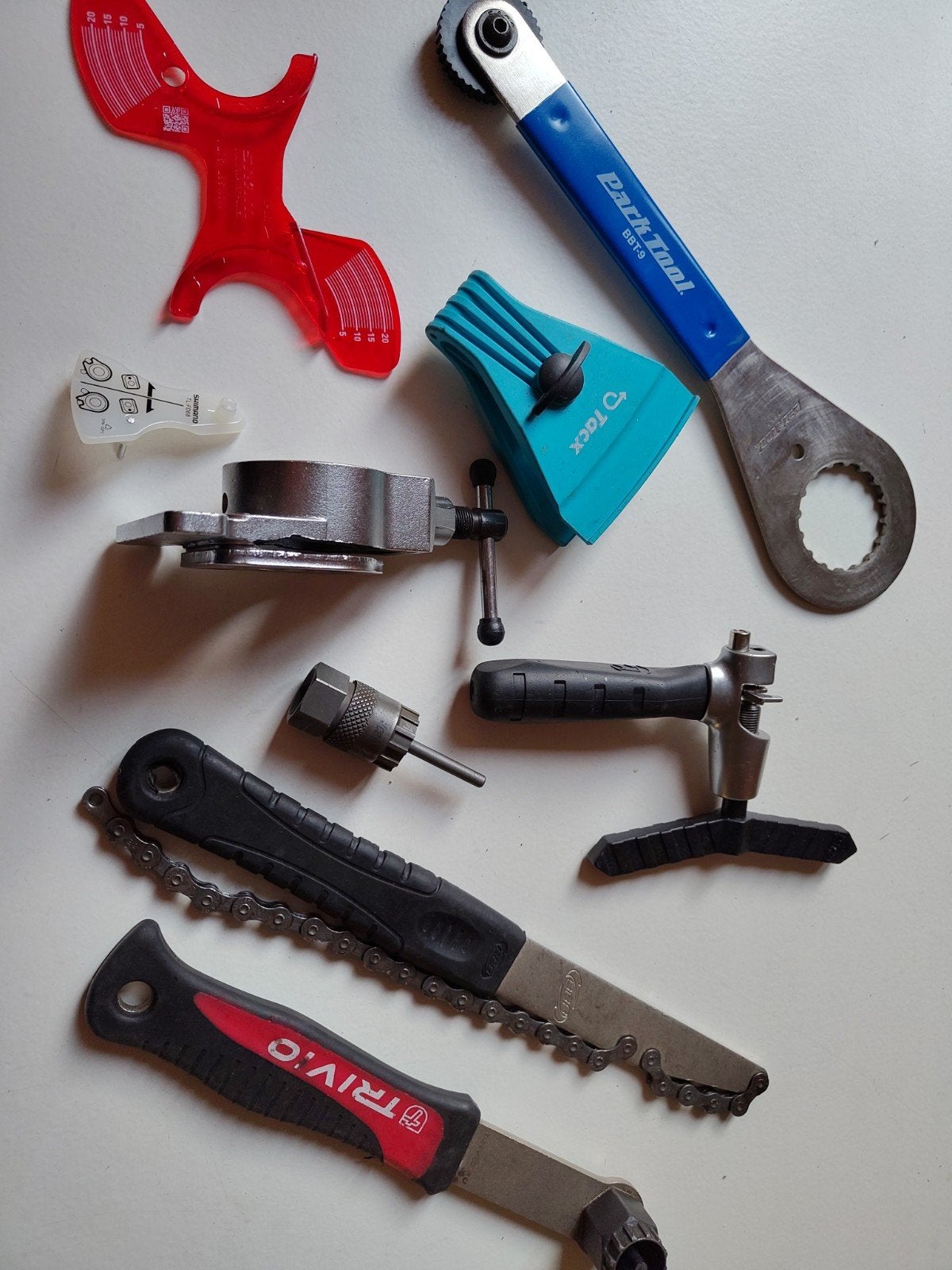 Fietsonderhoud Gereedschap Set - Ketting, Crankstel, Remmen, Gebruikt, Stadsfiets, Park Tool, Trivio, Tacx, BBB, Staal