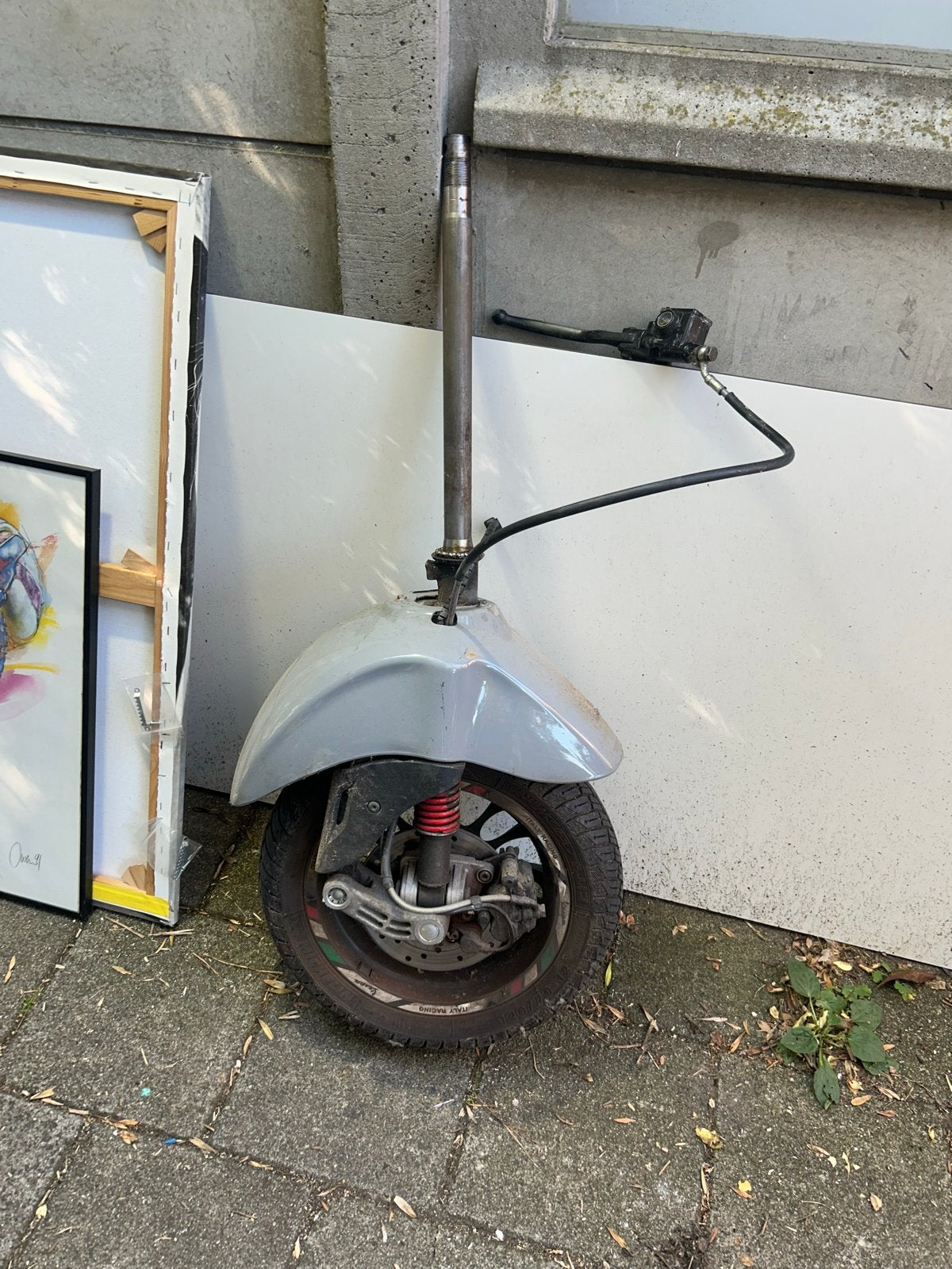 Vespa Sprint/Primavera voorvork compleet, Fietsen en Brommers, Brommeronderdelen | Scooters, Ophalen of Verzenden, Gebruikt, Overige typen