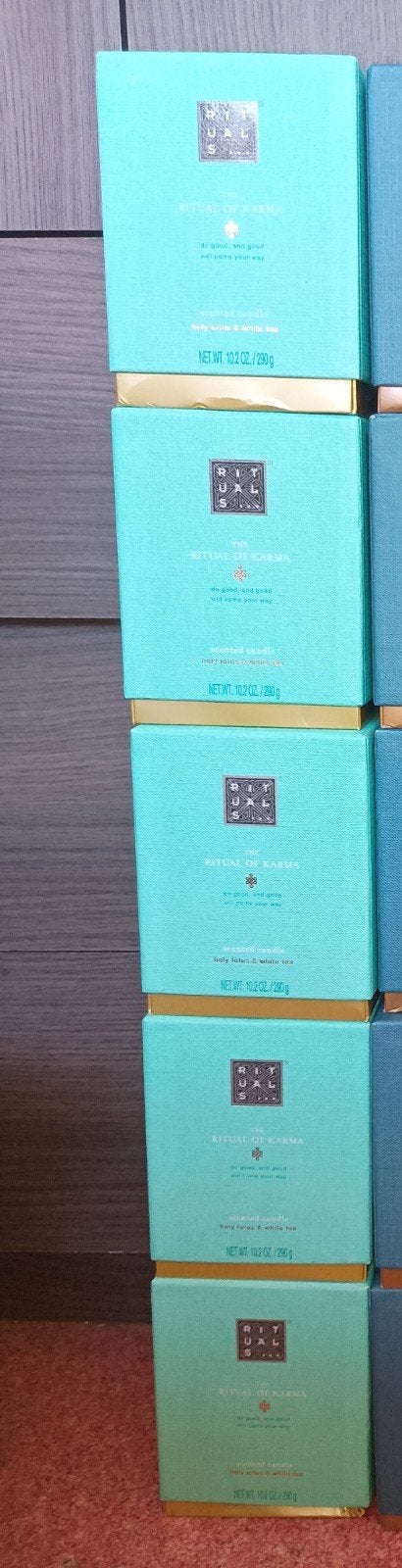 5x Rituals The Ritual of Karma Scented Candle Nieuw, Meerkleurig, Ophalen of Verzenden, Rituals, Kaars