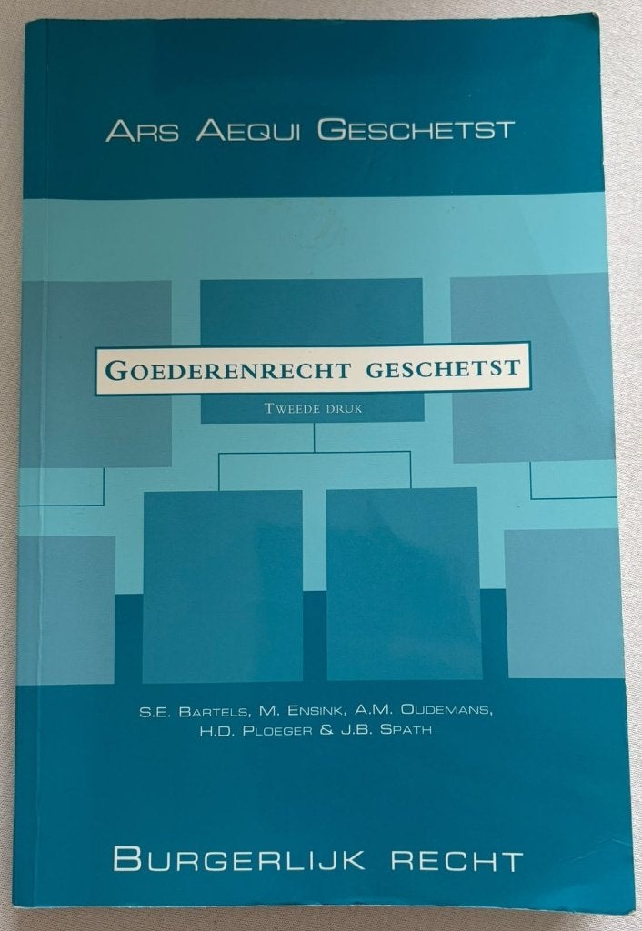 Goederenrecht geschetst, Boeken, Gelezen, Overige vakken, Ars Aequi Geschetst, Ophalen of Verzenden