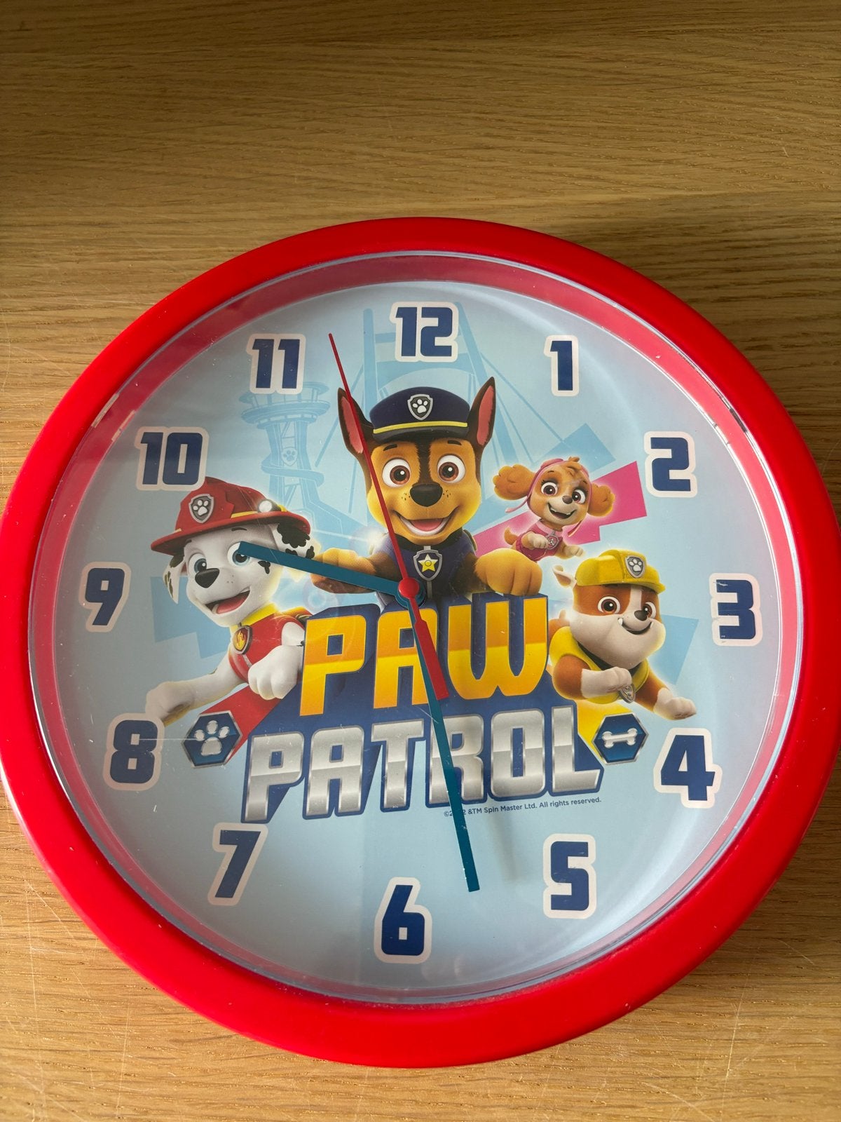 Paw Patrol Klok - Inclusief Batterijen, Ophalen, Analoog, Werkt op batterijen, Modern