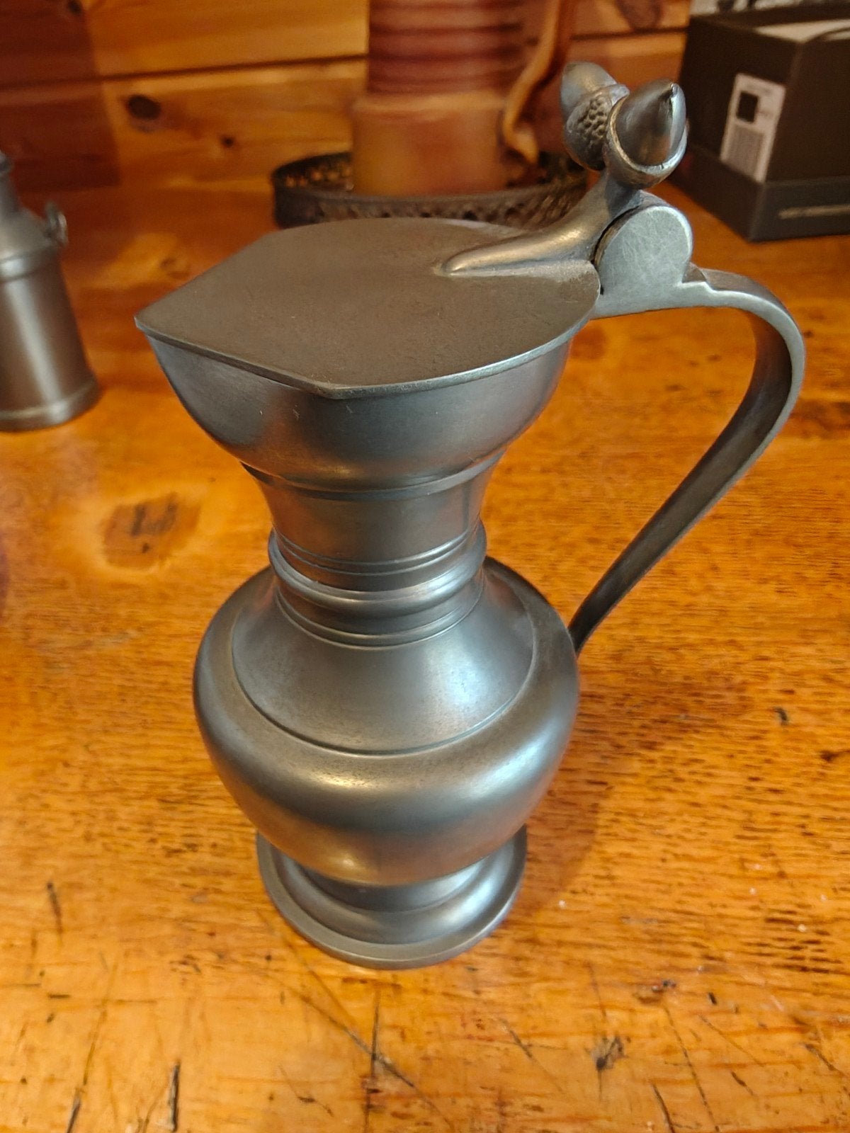 Tiel Holland tinnen kan - 14.5 cm hoog, Ophalen