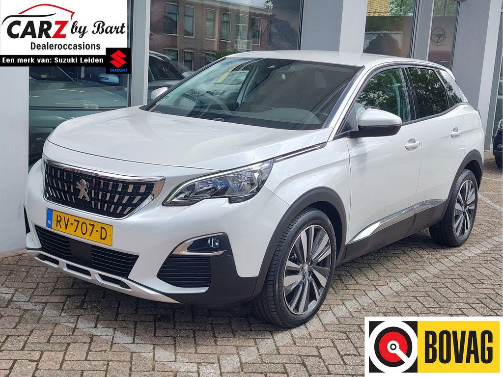 Peugeot 3008 1.2 PURETECH ALLURE met NW. DISTRIBUTIE | Elek., Gebruikt, 1199 cc, Met garantie (alle), Leder en Stof