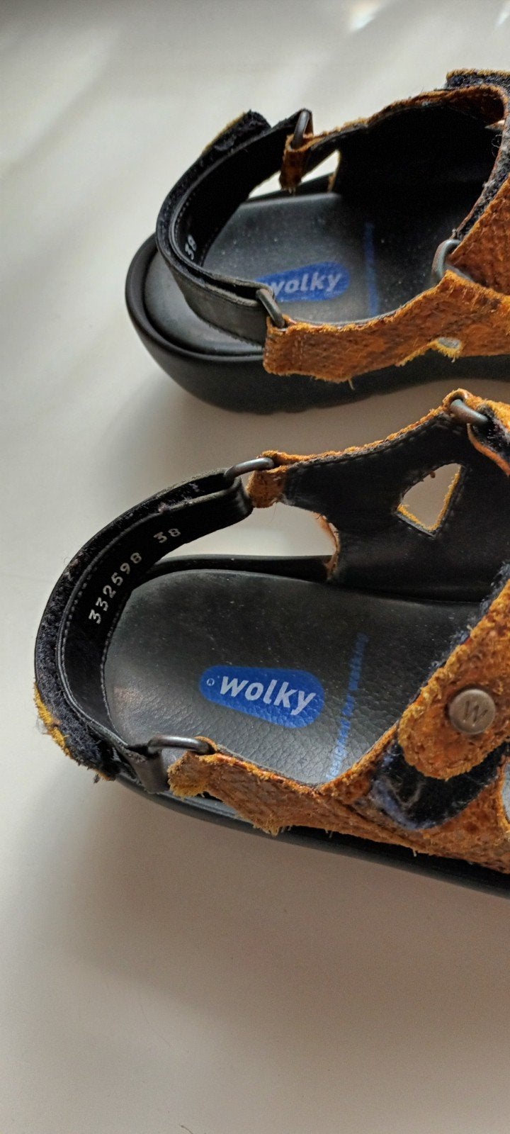 Wolky dames sandalen maat 38, Wolky, Bruin, Gedragen, Sandalen of Muiltjes