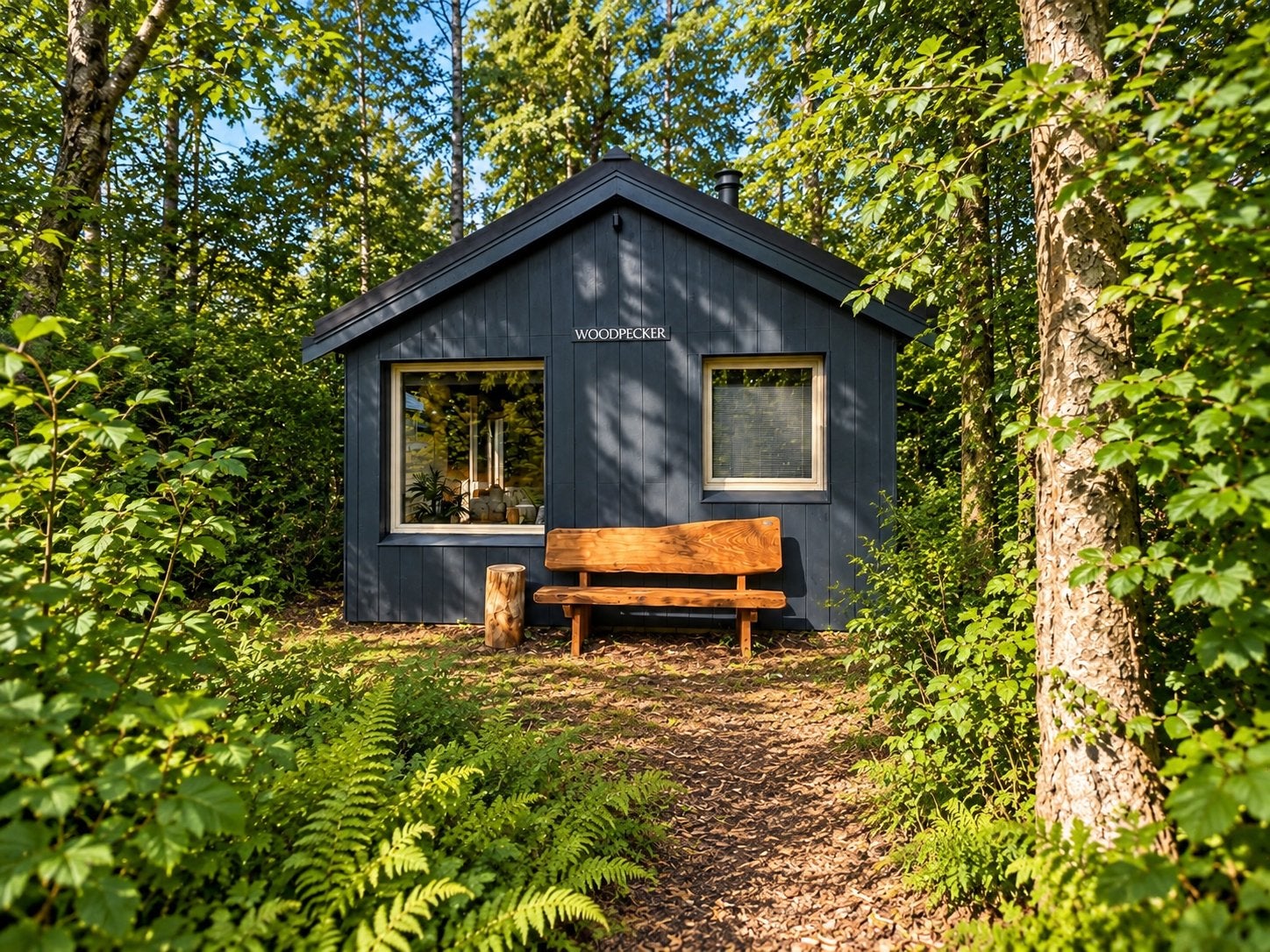 Herfstvakantie  4 personen Drouwen + attractiepark, In bos, 2 slaapkamers, Wasmachine, Eigenaar