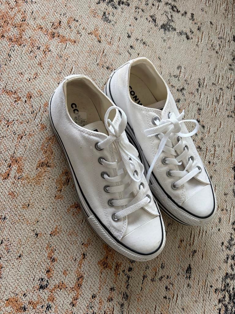 All stars dikke zool, Ophalen of Verzenden, Zo goed als nieuw, Wit, Sneakers of Gympen