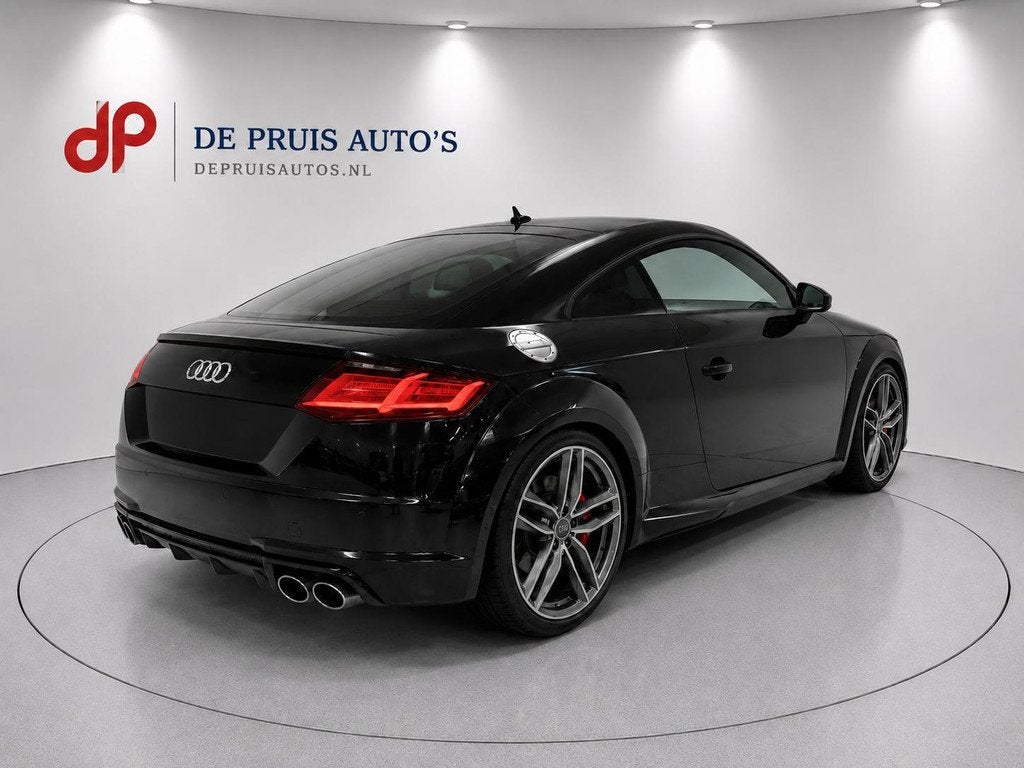 Audi TTS 2.0 TFSI quattro Pro Line + 310pk B&O Navigatie LED, Auto's, Audi, Gebruikt, 4 cilinders, 4 stoelen, Zwart