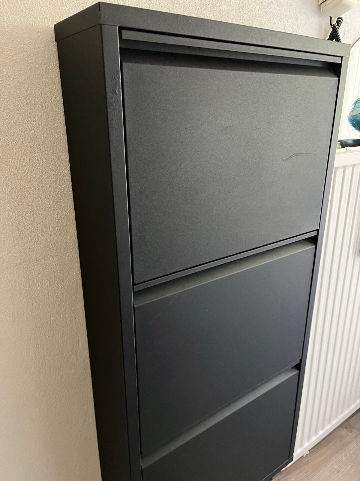 Zwarte schoenenkast Kare Design, 6 paar, 104x50x15cm, Ophalen, Gebruikt