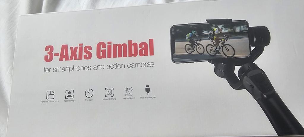3-assige Gimbal voor smartphones en action camera's, Ophalen of Verzenden