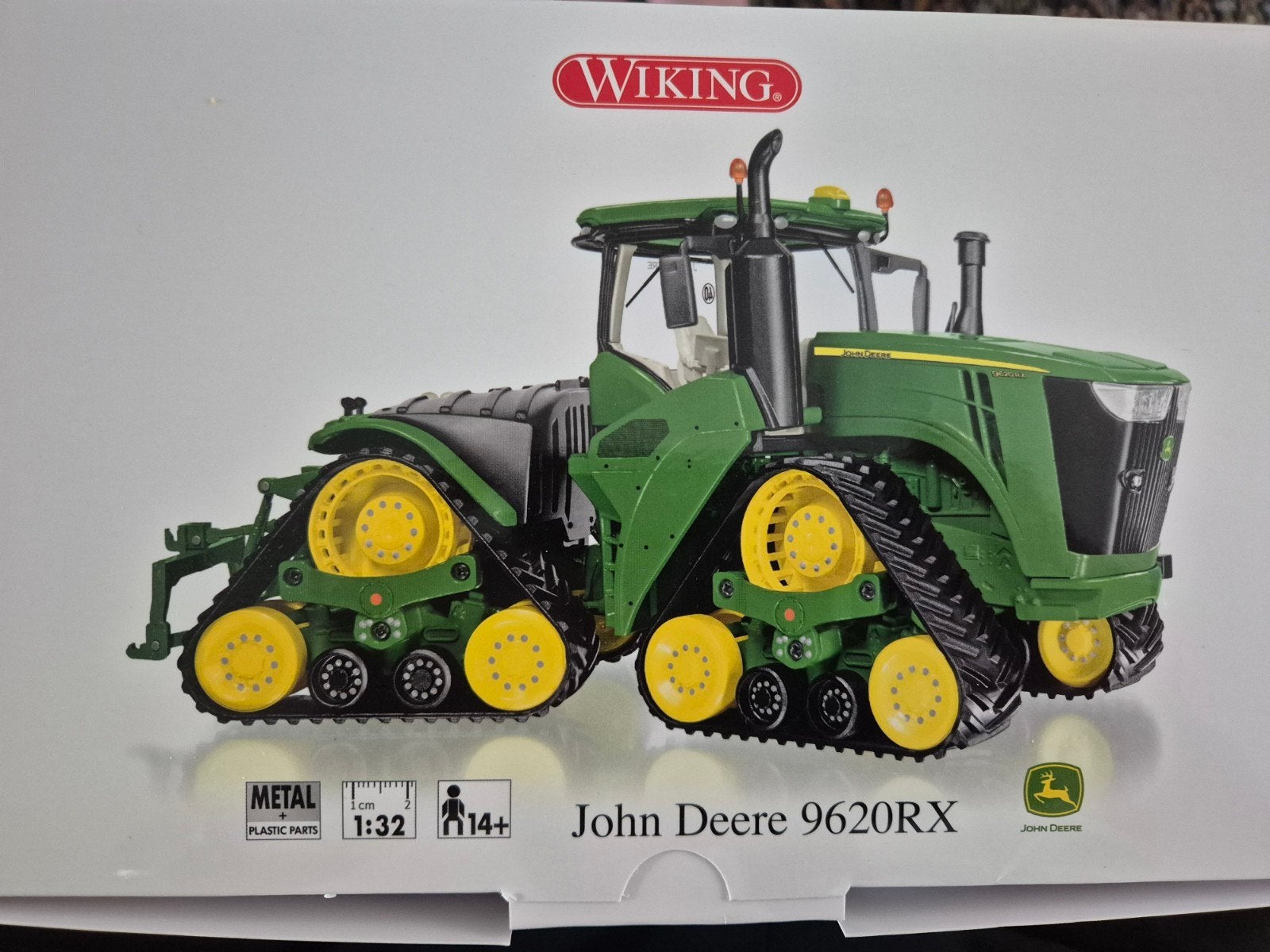Wiking John Deere 9620RX Tractor Model 1:32, Hobby en Vrije tijd, Modelauto's | 1:32, Ophalen of Verzenden
