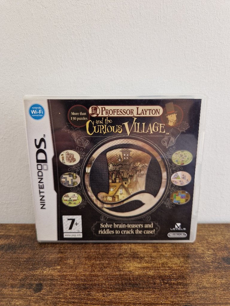 Professor Layton and the Curious Village Nintendo DS, Spelcomputers en Games, Puzzel en Educatief, -, -, 1 speler