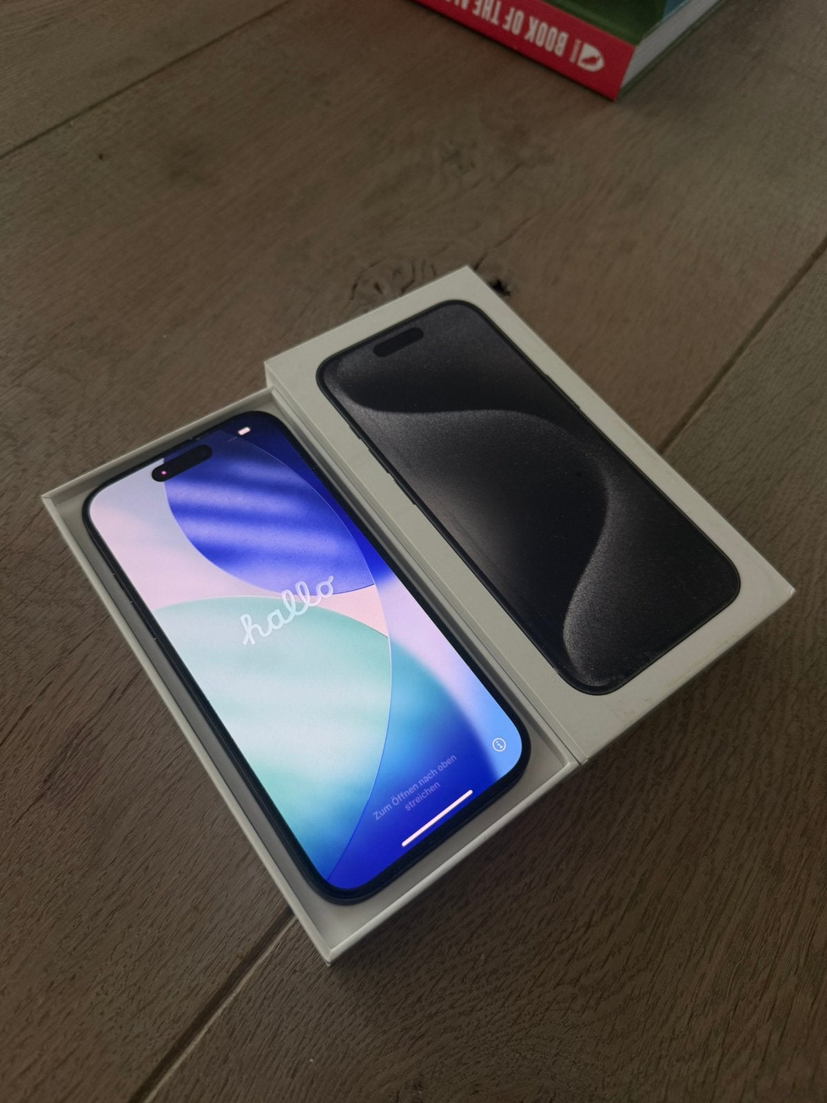 Apple iphone 15 pro zwart titanium, 256 GB, Zwart, Ophalen of Verzenden, Zo goed als nieuw