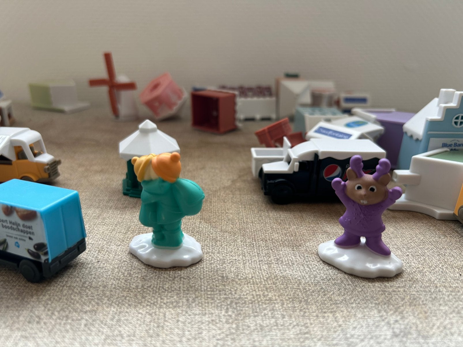 Albert Heijn huisjes 300 stuks, Verzamelen, Ophalen, Zo goed als nieuw