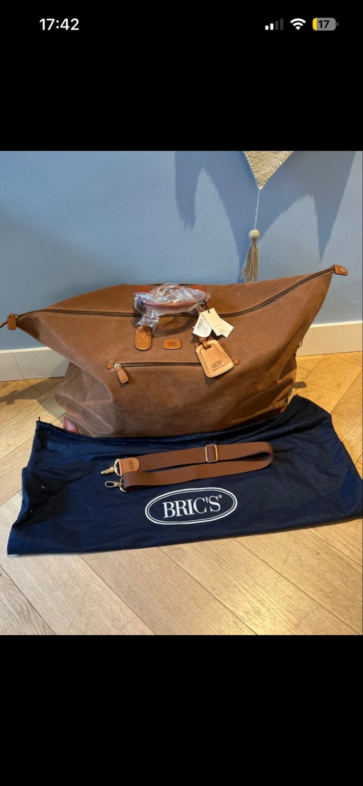 Bric's Life Collection Reistas - Cognac, 20 tot 30 cm, Bruin, Ophalen of Verzenden, Zo goed als nieuw