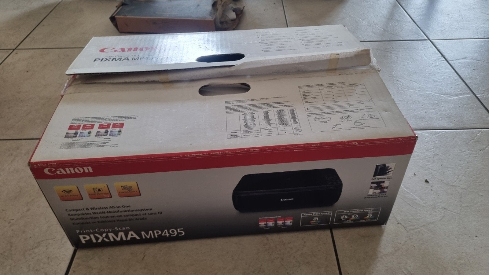 Canon PIXMA MP495 All-in-One Printer - Compact & Draadloos, Computers en Software, Printers, Zo goed als nieuw, All-in-one, Inkjetprinter