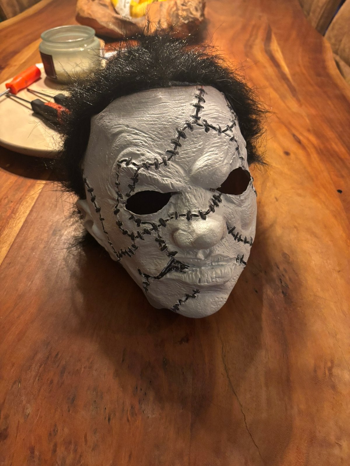 Michael myers masker, Ophalen of Verzenden, Zo goed als nieuw, Overige typen