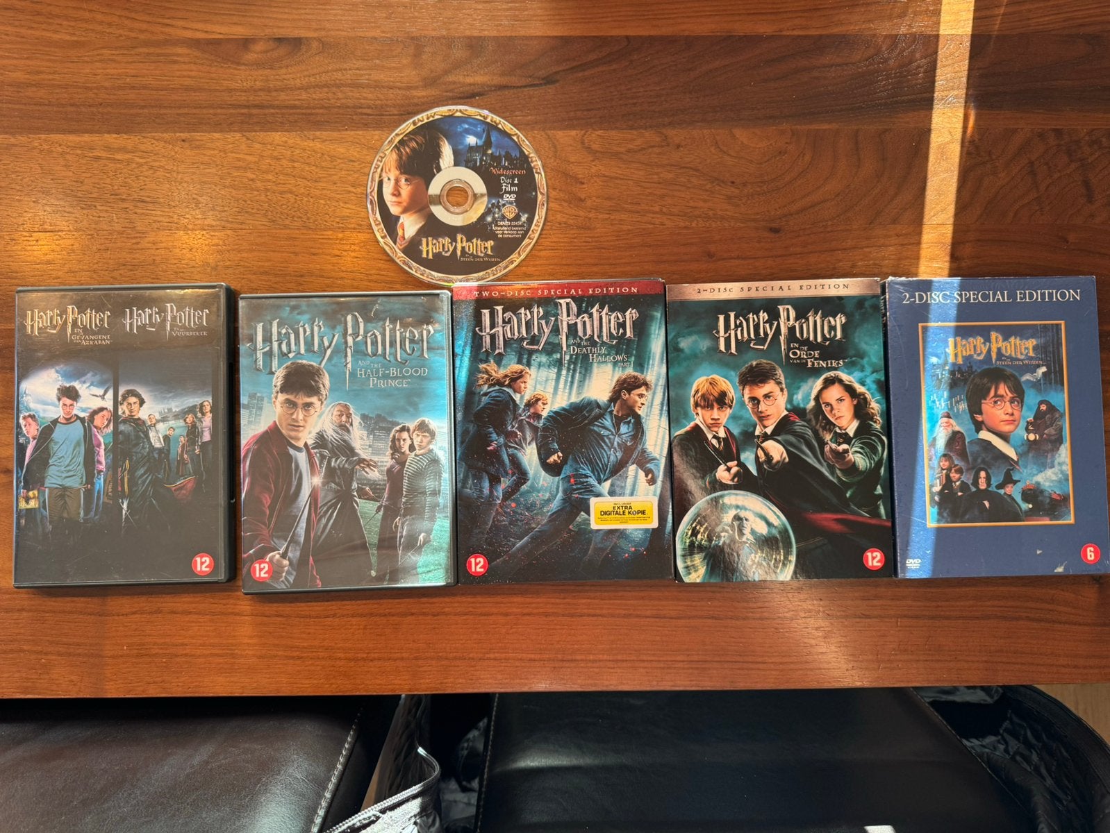 Harry potter dvd’s, Vanaf 12 jaar, Ophalen of Verzenden, Zo goed als nieuw