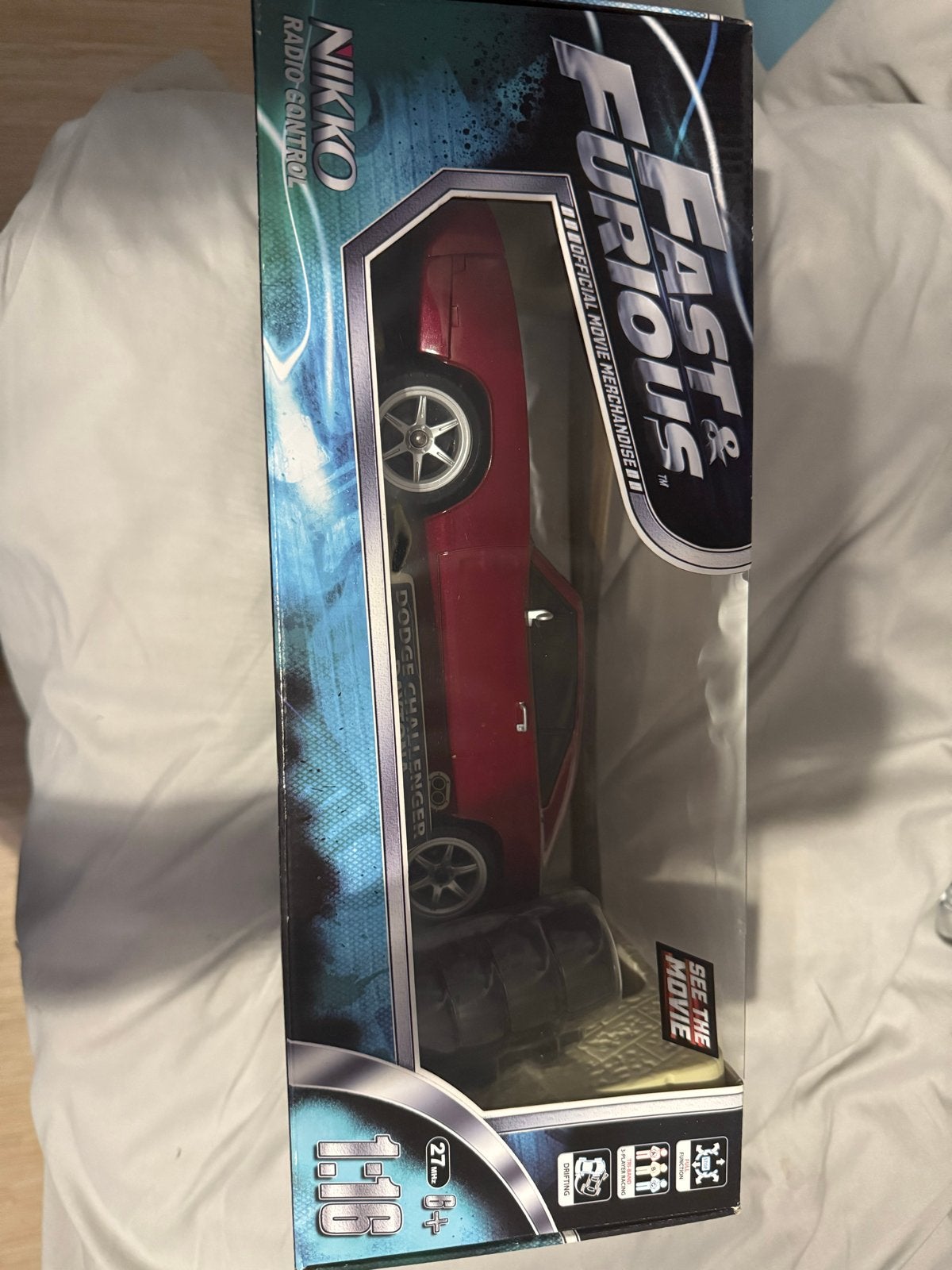 Fast & Furious Dodge Challenger Daytona RC Auto 1:16 Nikko, Hobby en Vrije tijd, Elektro, Nieuw, Ophalen of Verzenden, RTR (Ready to Run)