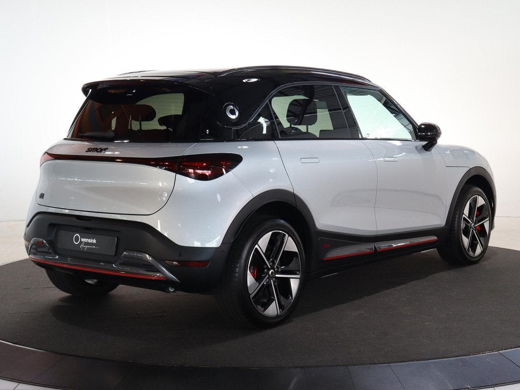 smart #1 BRABUS 66 kWh | Panoramadak | HUD | Keyless entry |, Auto's, Smart, Automaat, Alcantara, SUV of Terreinwagen, Zilver of Grijs