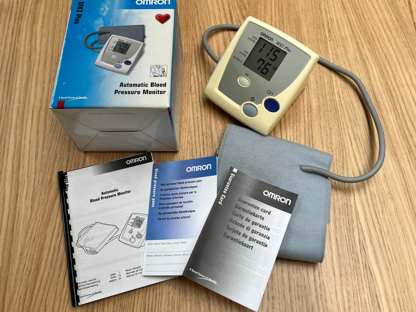 Omron MX3 Plus bloeddrukmeter, Diversen, Ophalen of Verzenden, Gebruikt