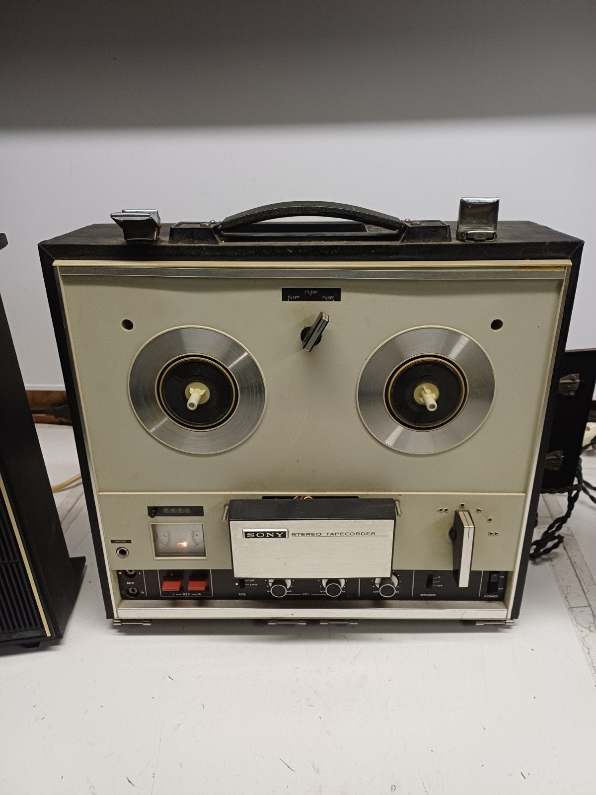 Sony TC-252 bandrecorder compleet - Gaat aan, werkt niet, Ophalen of Verzenden, Bandrecorder