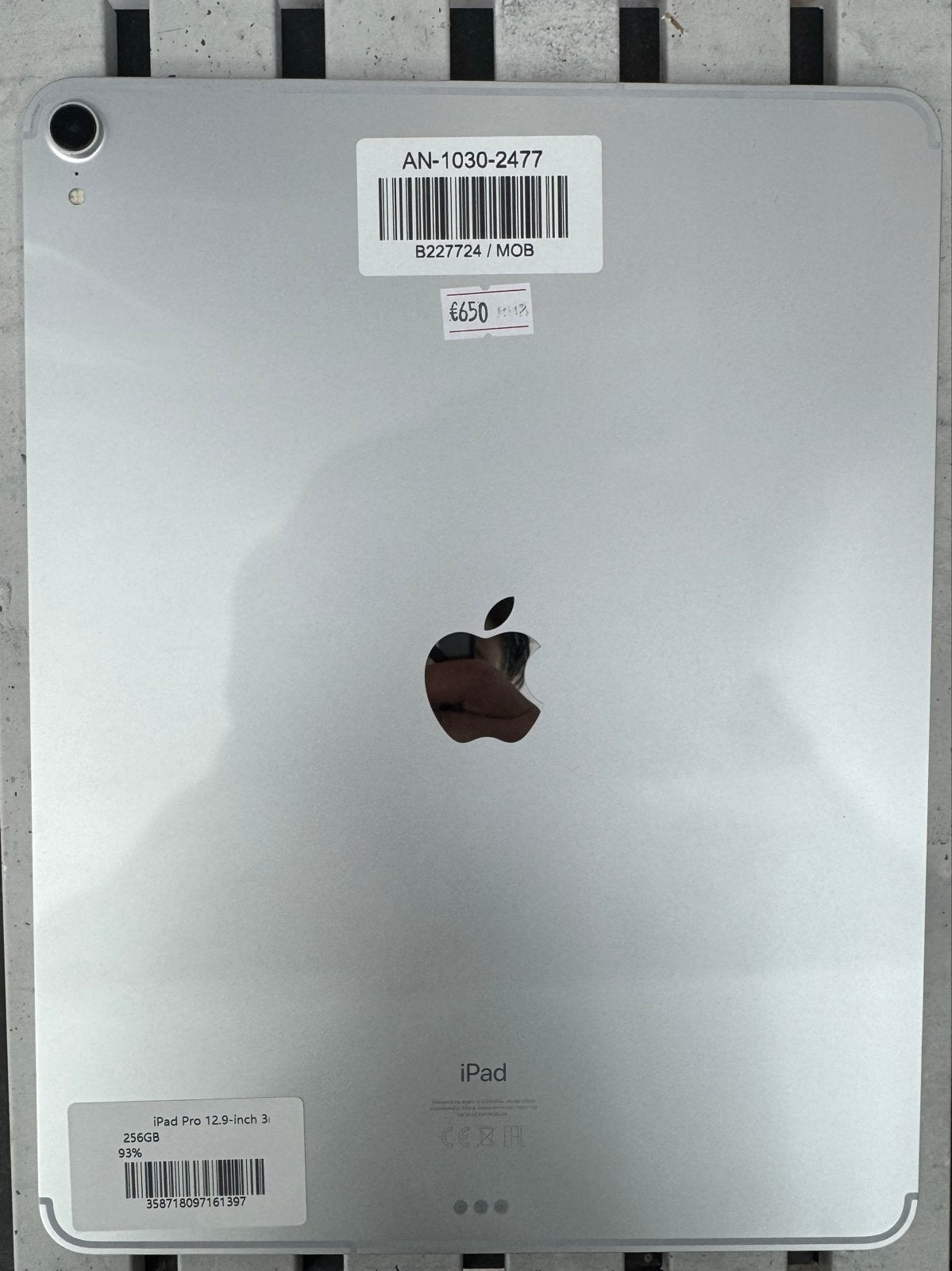 Apple iPad Pro 12.9-inch 3e generatie 256GB, 2282BN, Rijswijktelecom, 12 inch, Ophalen of Verzenden