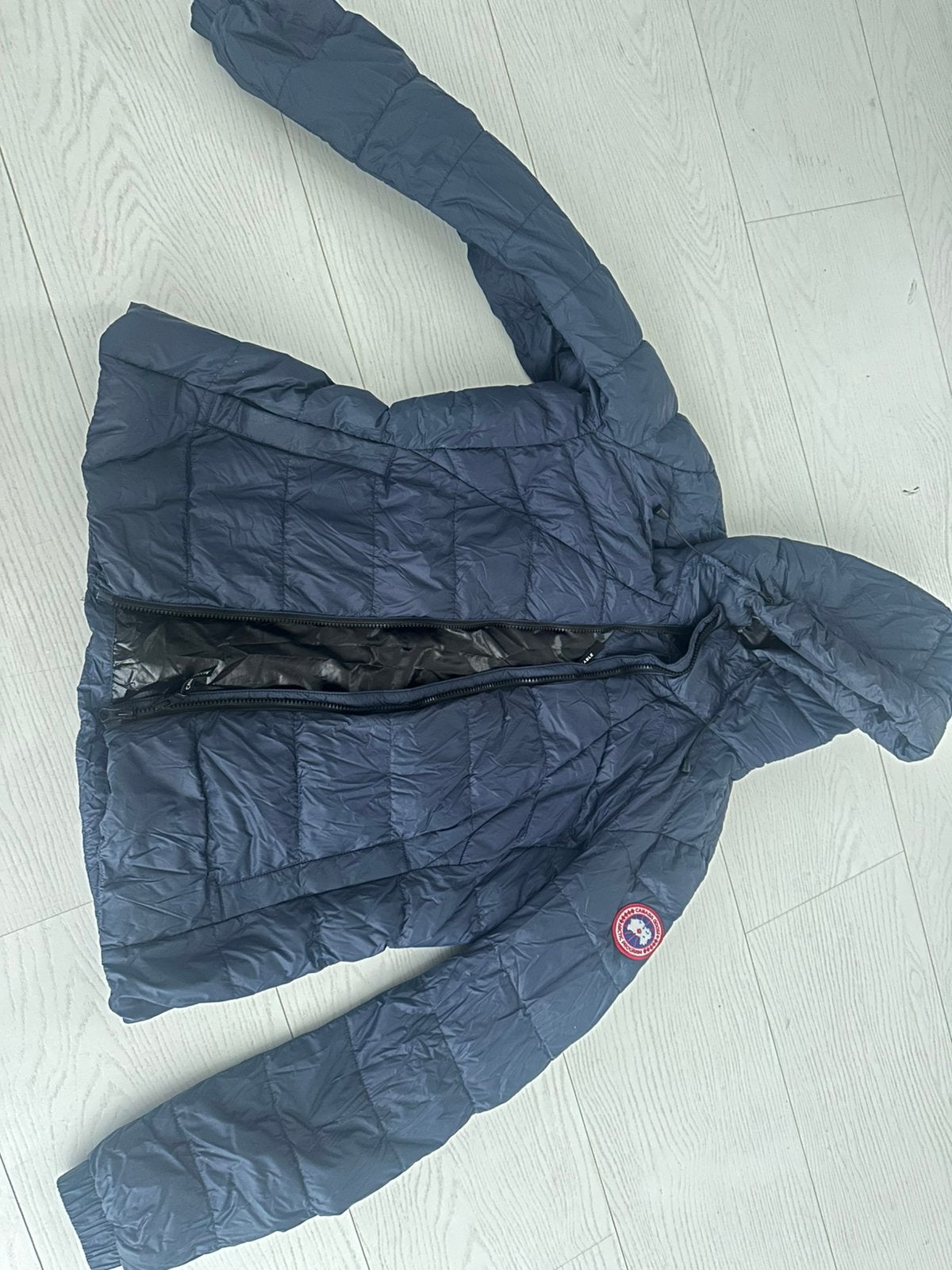 Blauw/ paarse canada goose jas origineel, Kleding | Dames, Jassen | Zomer, Verzenden, Nieuw, Maat 46/48 (XL) of groter, Blauw