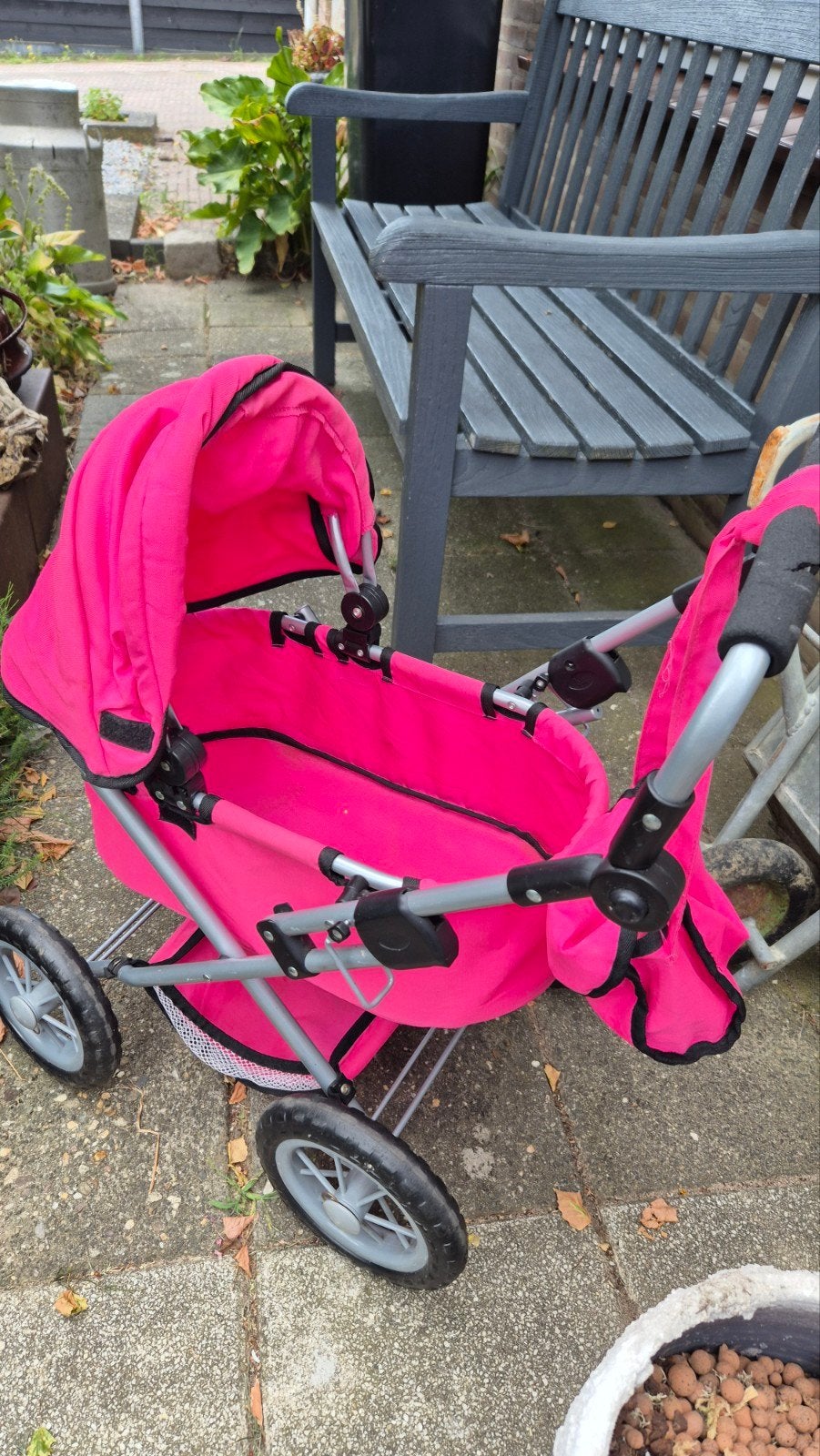 Poppenwagen, Ophalen, Gebruikt