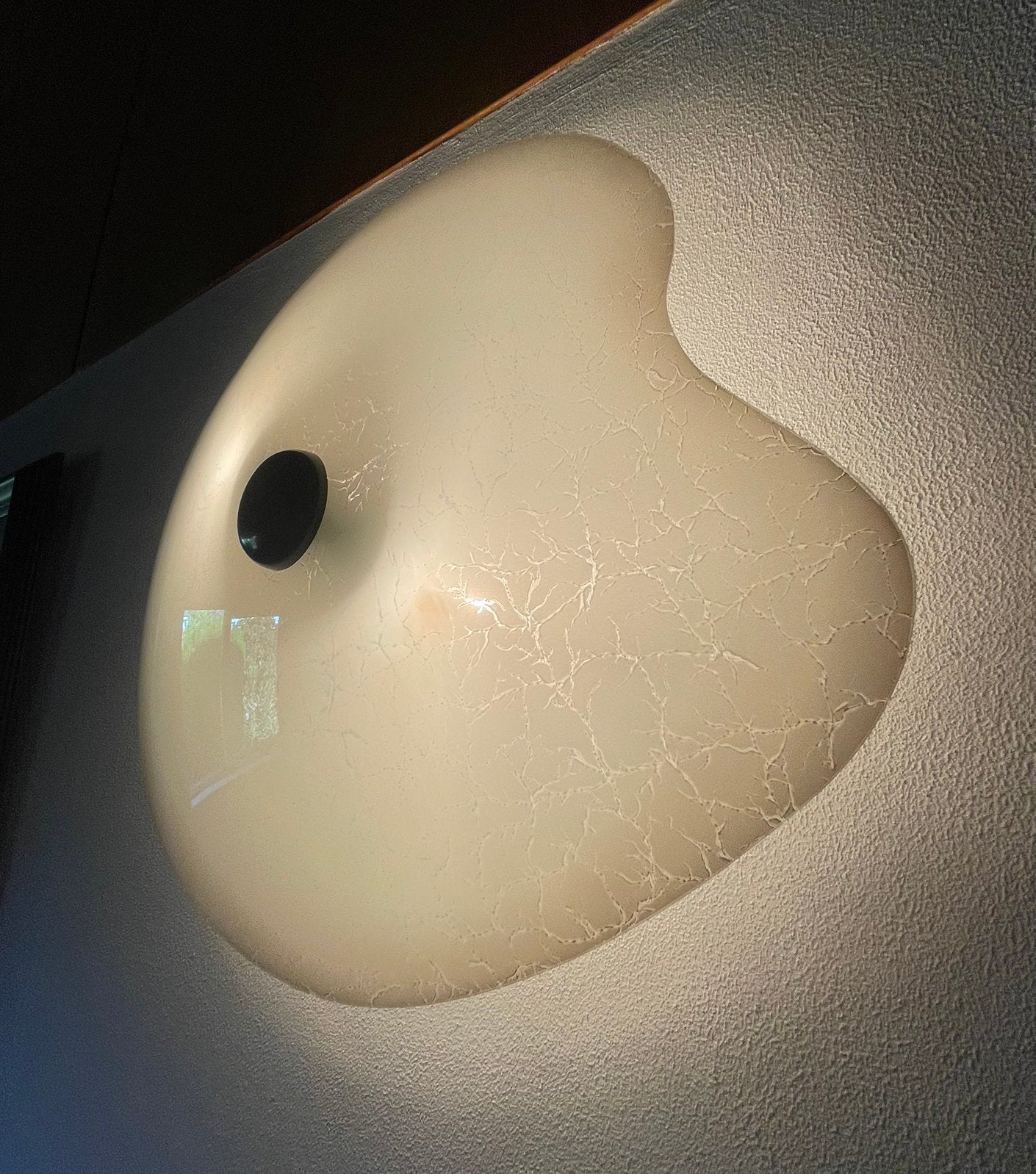 Plafonlamp of wandlamp vintage, Antiek en Kunst, Curiosa en Brocante, Ophalen of Verzenden