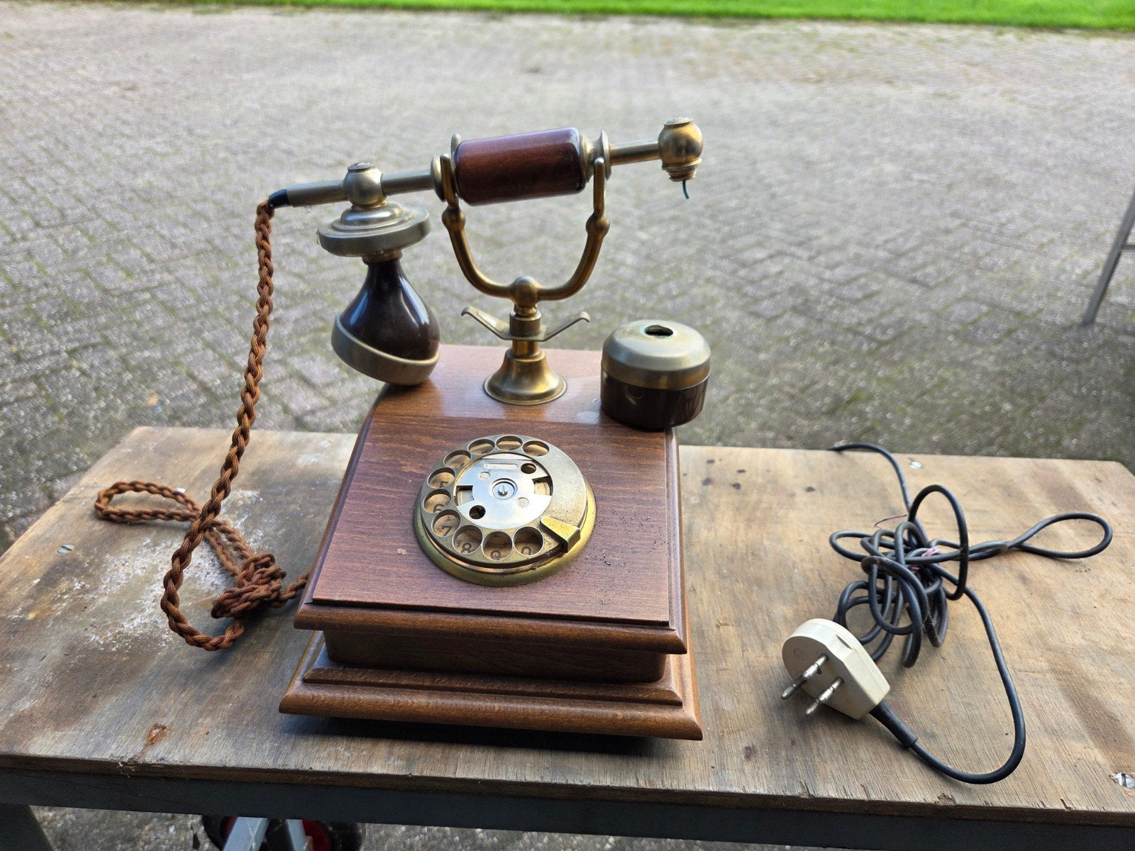 oude jaren 50 telefoon leuk als deco op bureau, Ophalen of Verzenden