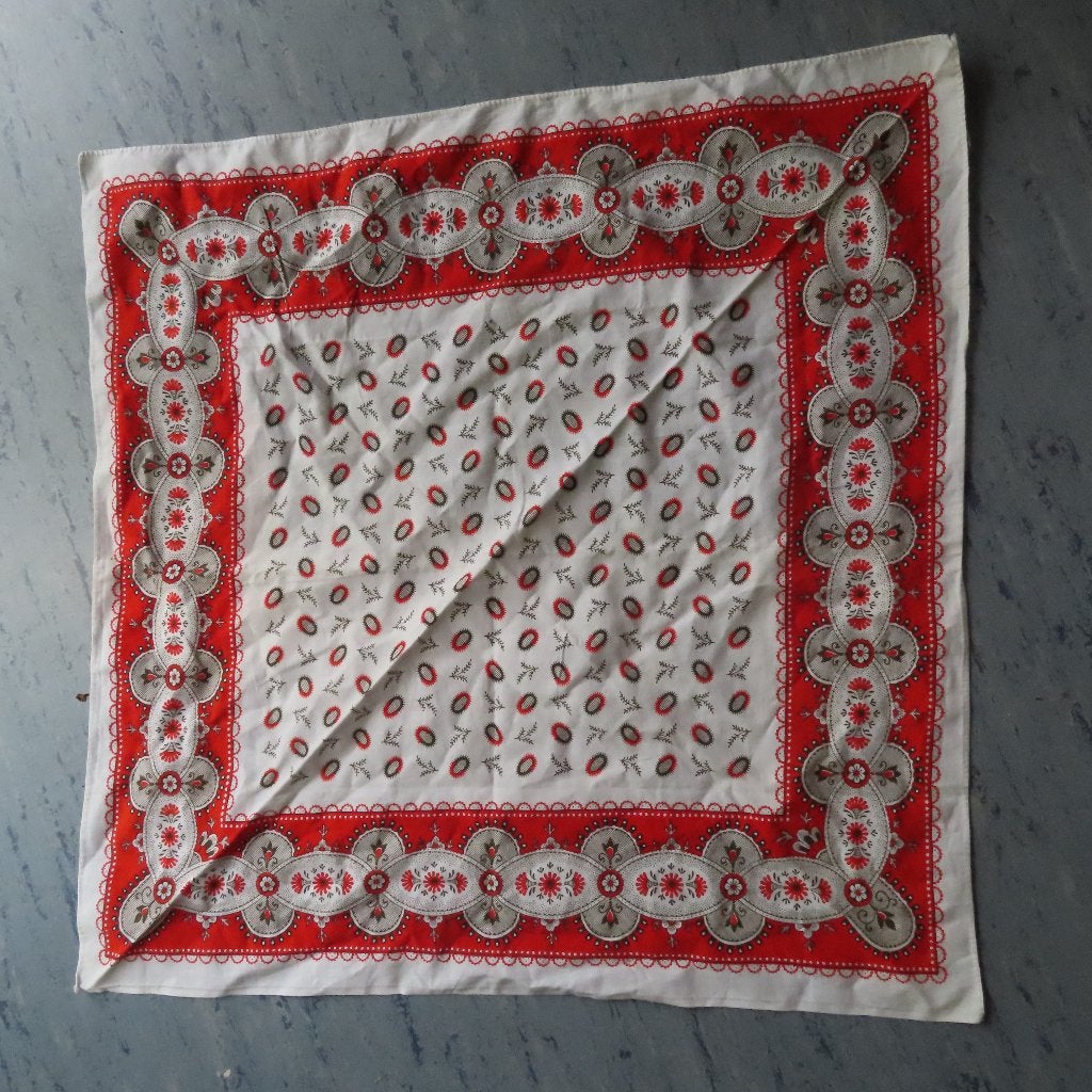 boerenzakdoek echt ouderwetse zakdoek rood/wit/zwart, Verzenden