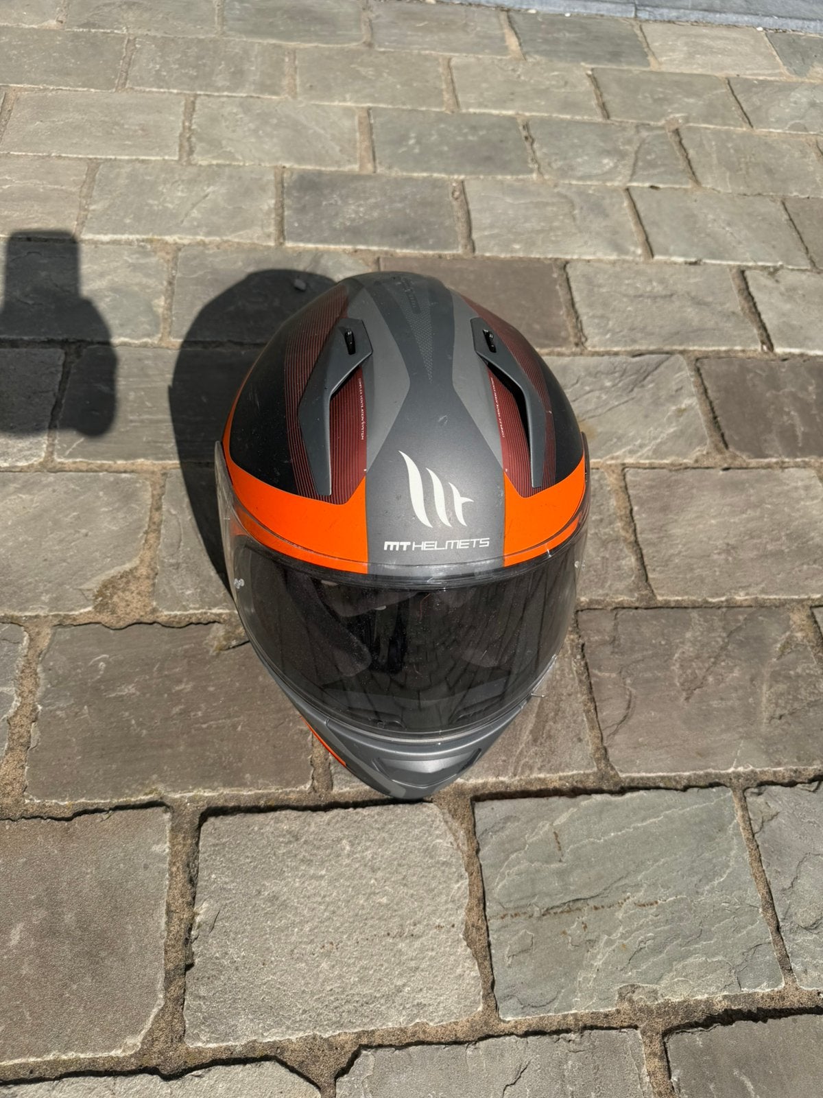 Helm, Fietsen en Brommers, Brommerhelmen, Ophalen, Zo goed als nieuw