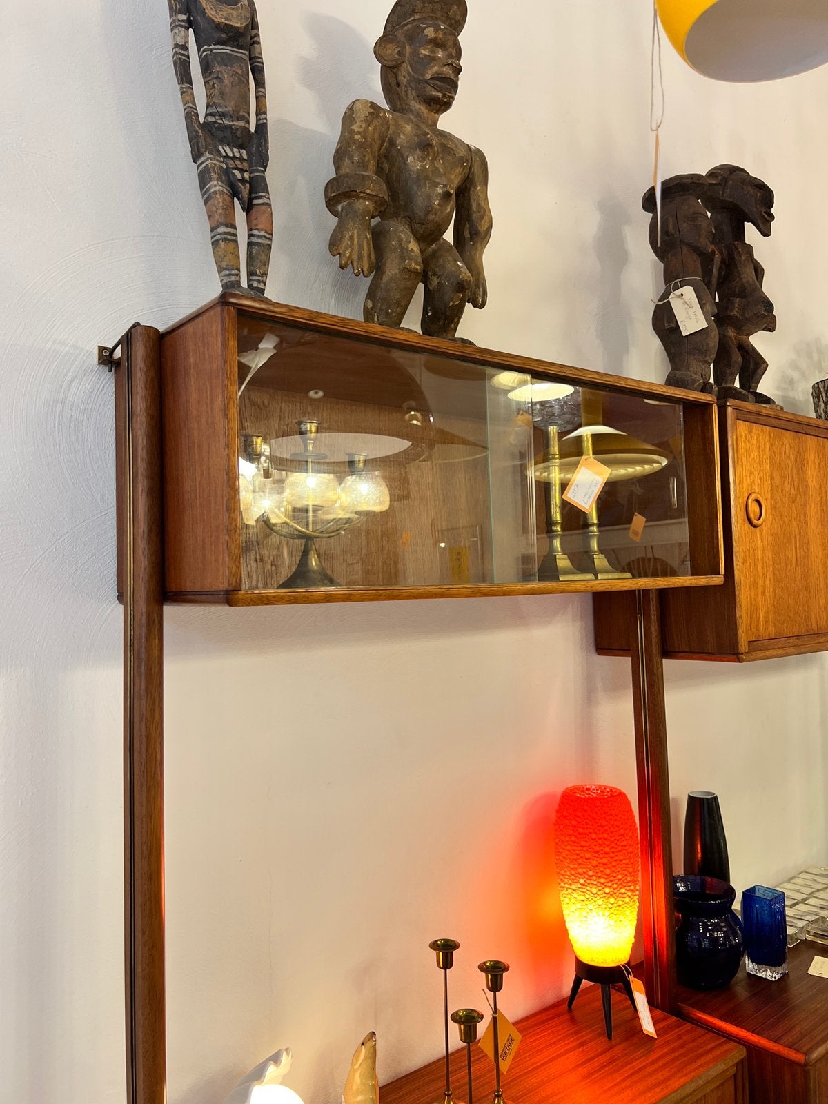 Vintage Wandsysteem/Wandmeubel. William Watting voor Fristho, Ophalen, 200 cm of meer, 150 tot 200 cm, Teakhout
