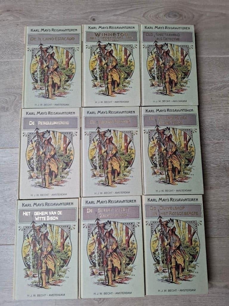 9 delen karl may's reisavonturen, Boeken, Ophalen of Verzenden, Zo goed als nieuw, Karl May