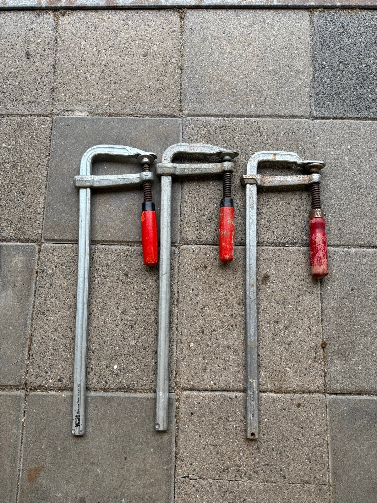 3 grote lijmklemmen, Ophalen, Gebruikt, Klem, Overige merken