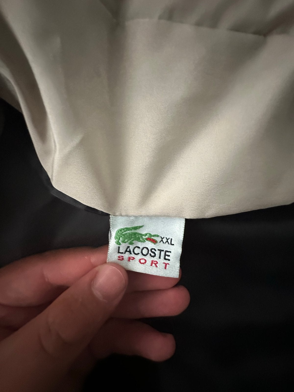 Lacoste Sport Pufferjack - XXL - Zo goed als nieuw, Ophalen of Verzenden, Zo goed als nieuw, Overige maten, Beige