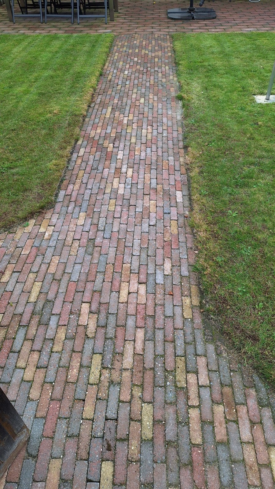 Gratis Rijnformaat Bont Genuanceerd Getrommeld Klinkers, Tuin en Terras, Ophalen, Gebruikt, Beton, Klinkers