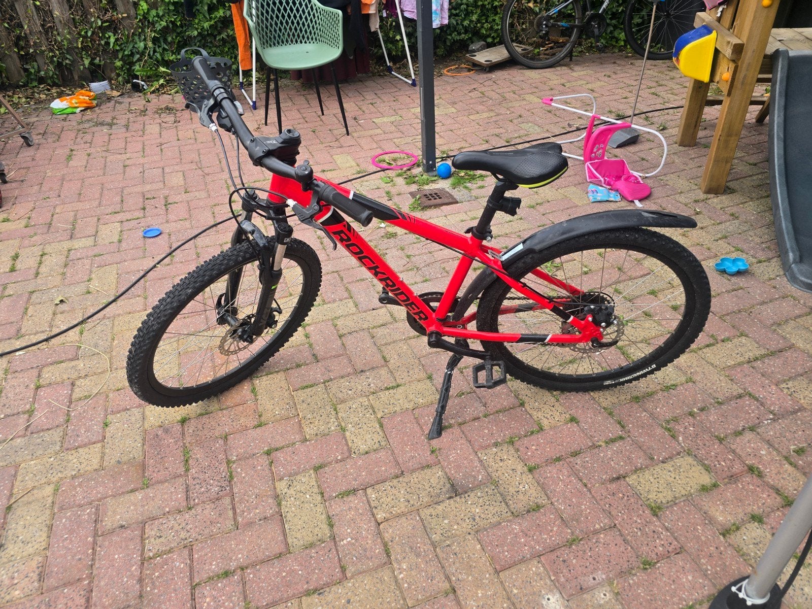 Rockrider fiets 24 inch -, Fietsen en Brommers, Fietsen | Kinderfietsjes, Ophalen, 20 inch of meer, Gebruikt, Velgrem