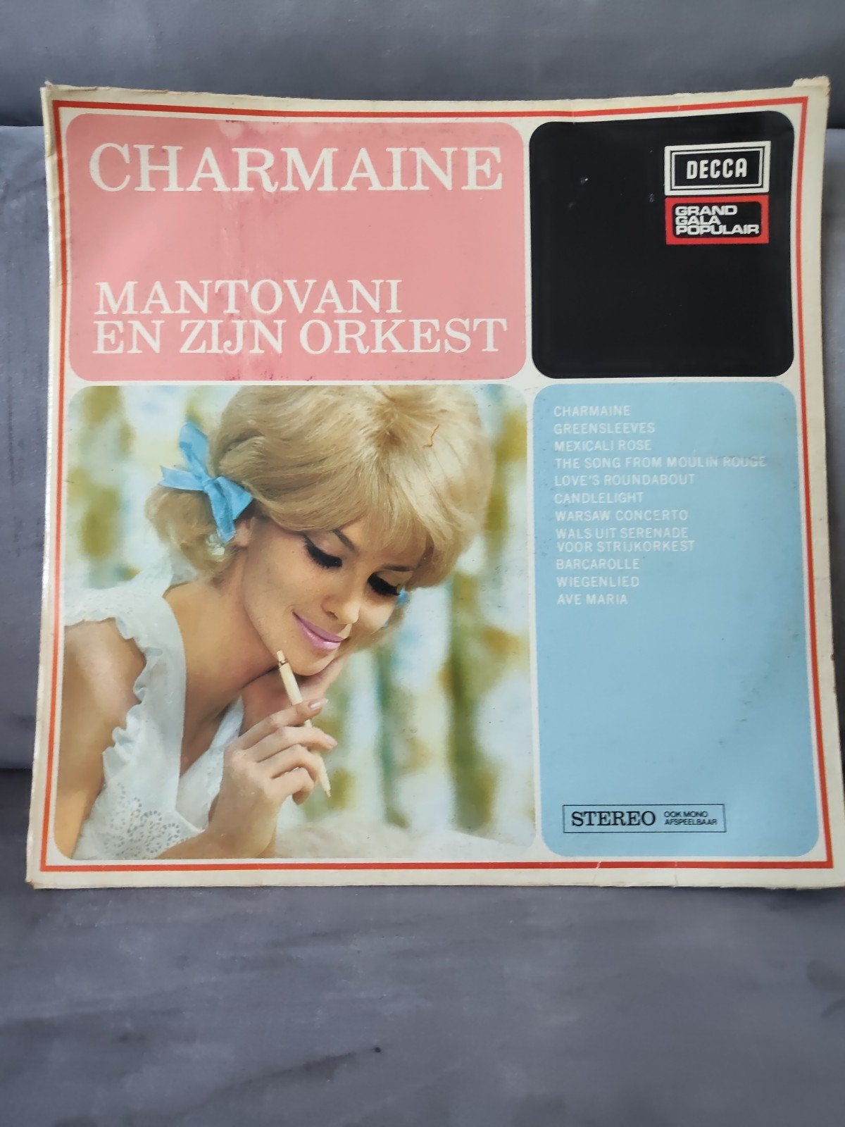 Mantovani en zijn Orkest - Charmaine LP, LP, Gebruikt, Pop, Ophalen of Verzenden