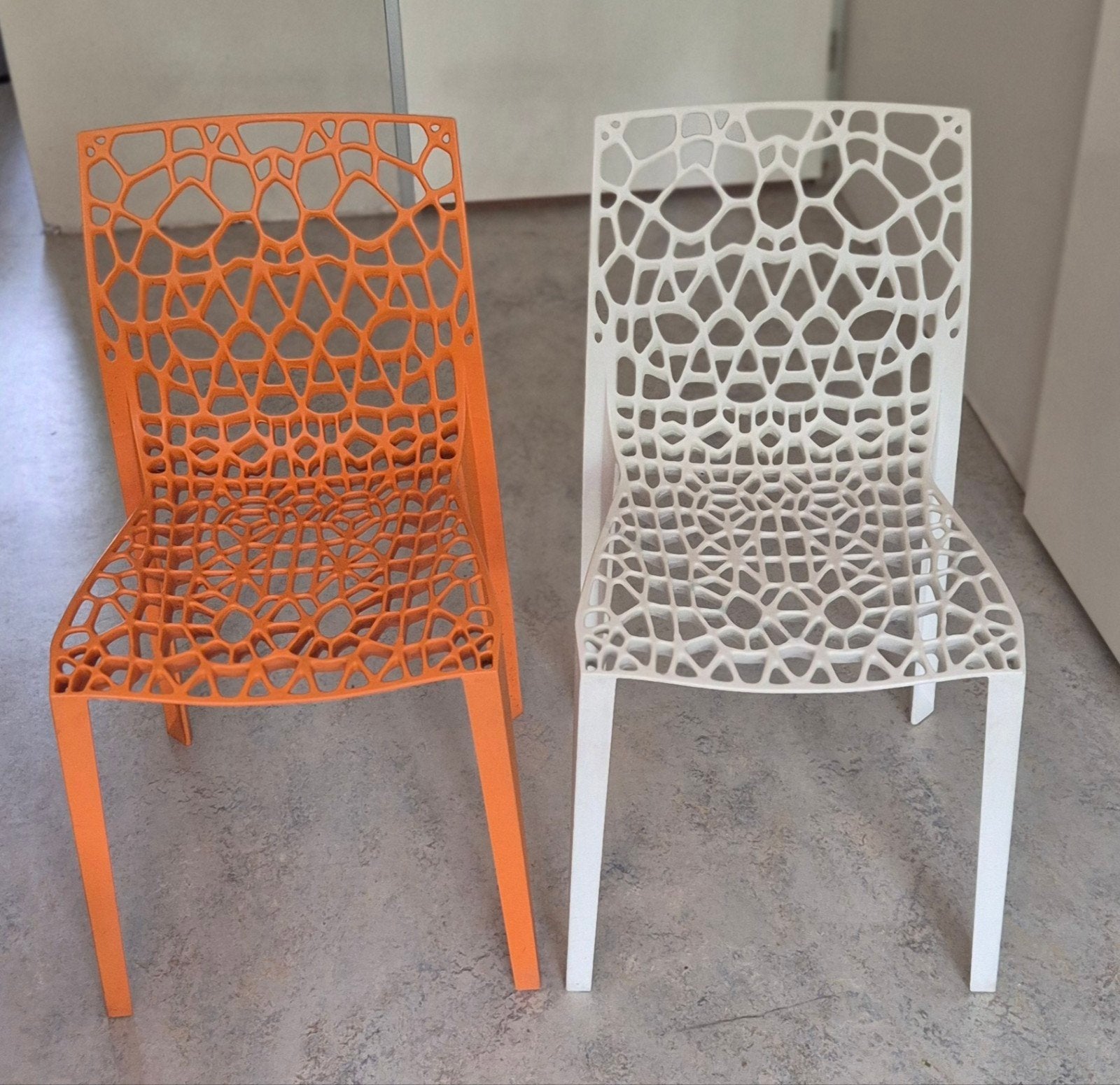 2 Coral design stoelen, ontwerp Ton Haas, Ophalen
