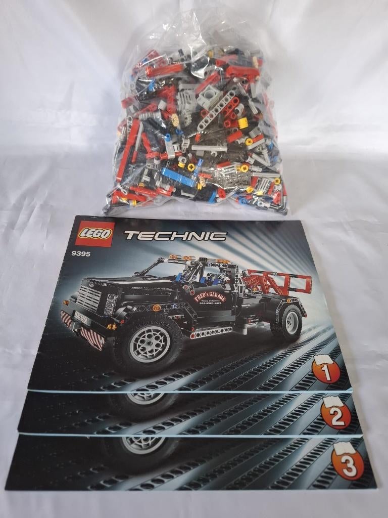 Lego 9395 Pick-up sleepwagen truck vrachtwagen Technic, Kinderen en Baby's, Speelgoed | Duplo en Lego, Ophalen of Verzenden, Gebruikt