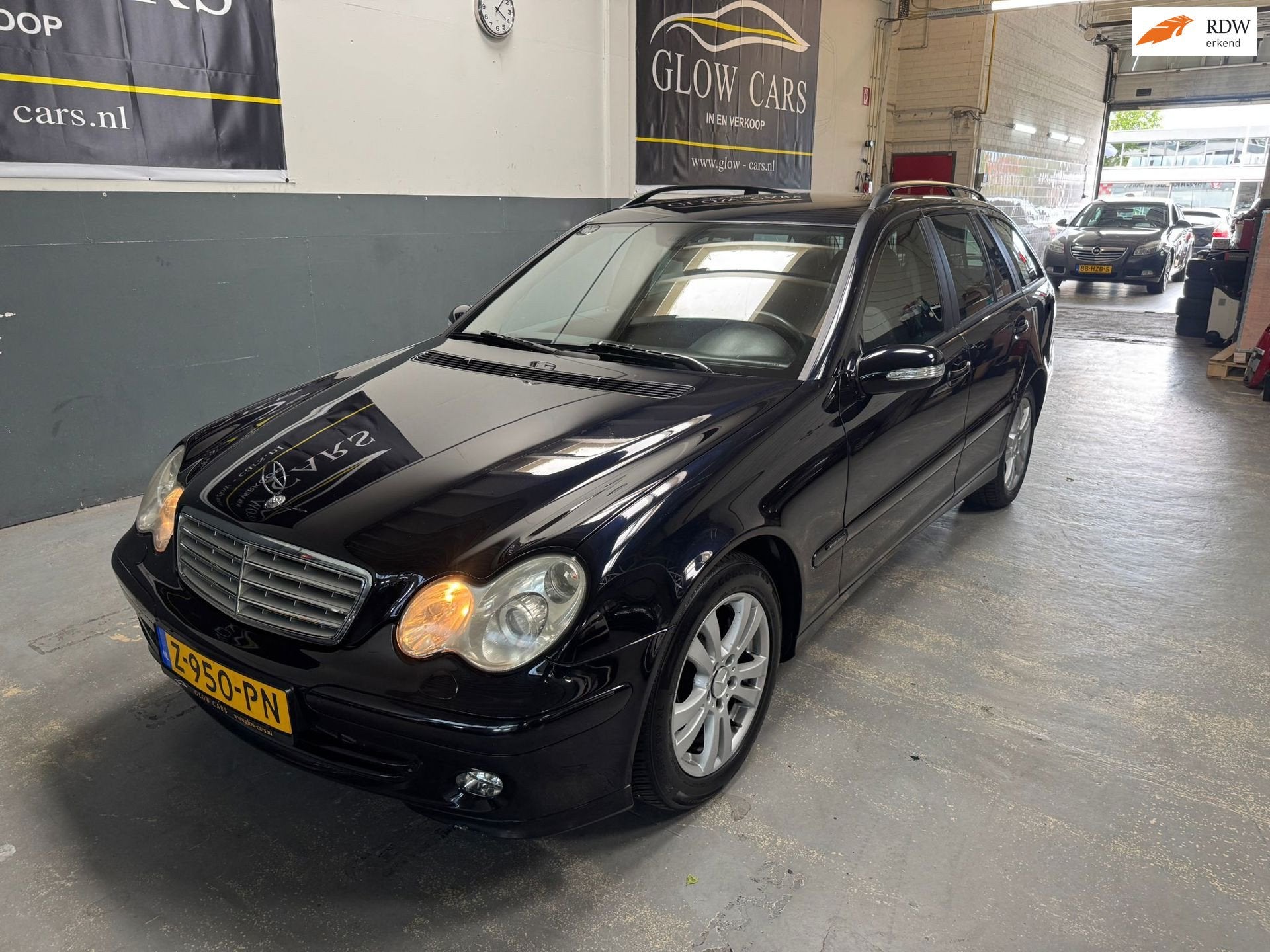 Mercedes-Benz C-klasse Combi 180 K. Elegance |AUT|CRUISE|APK, Automaat, Gebruikt, Zwart, 1796 cc