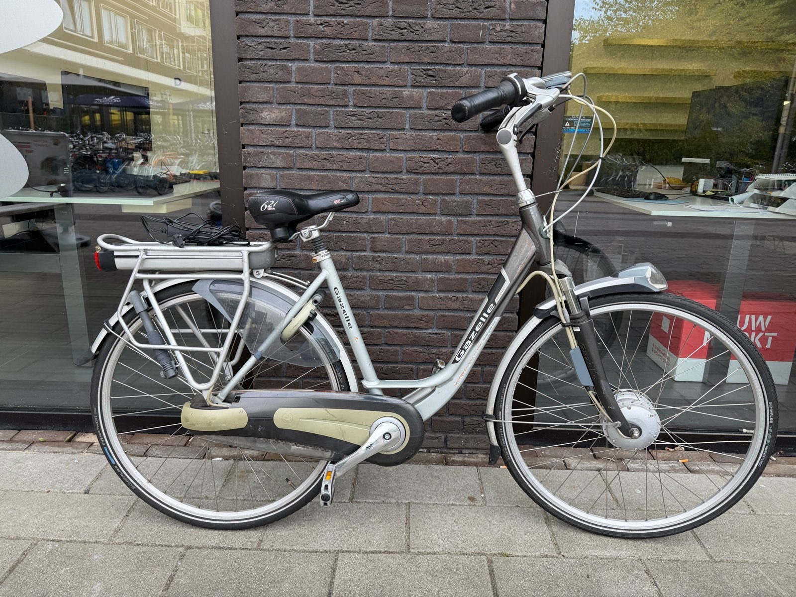 Gazelle elektrische fiets -, Gebruikt, 47 tot 50 cm, Versnellingen, Ophalen of Verzenden