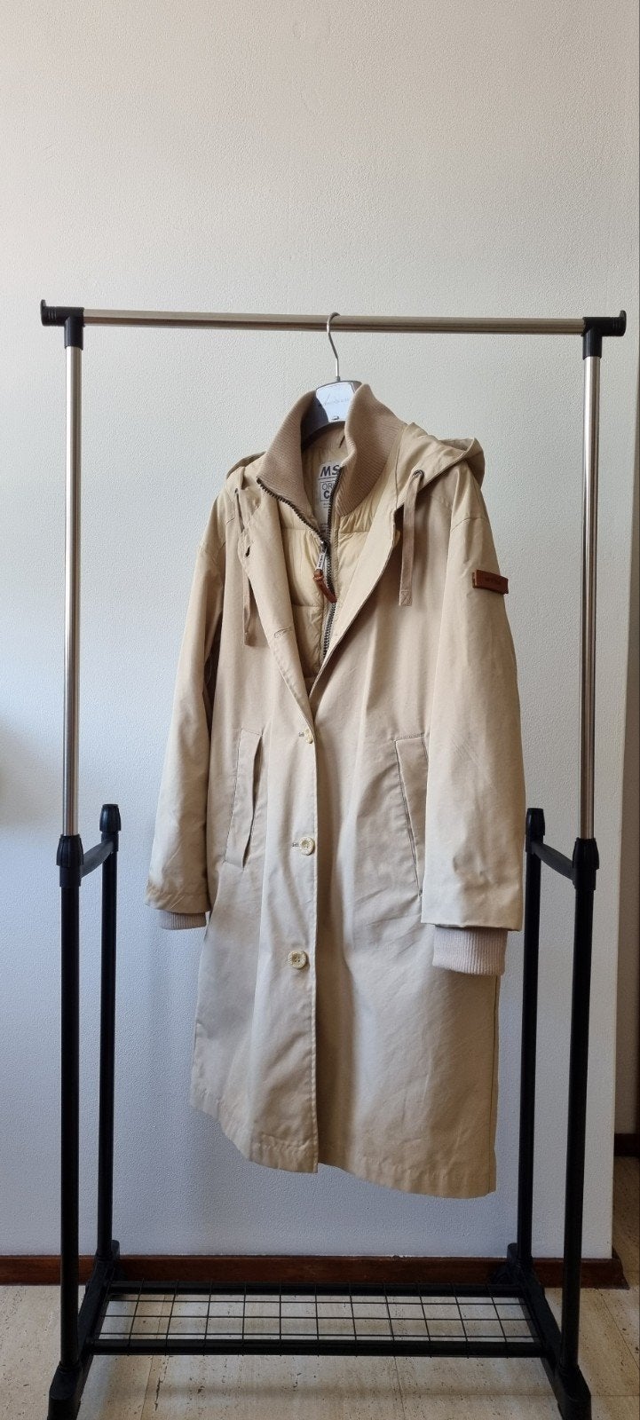 Jas met bodywarmer Moscow Maat L, Ophalen, Beige, Maat 42/44 (L), Moscow