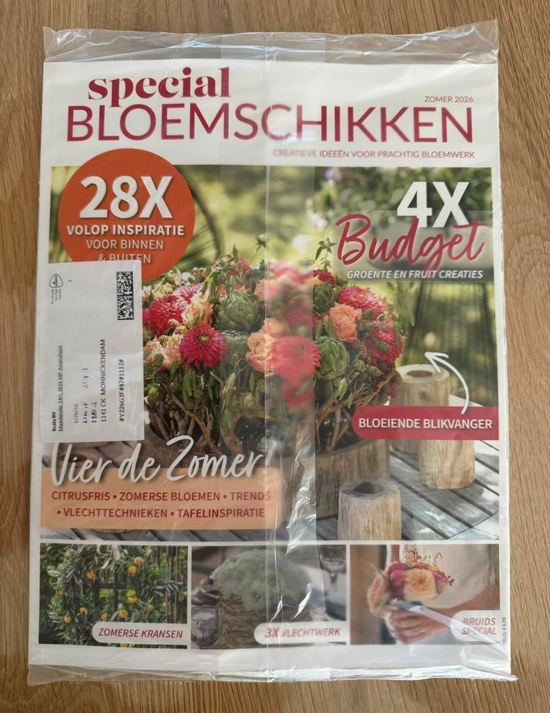 Special ZOMER 2026 BLOEMSCHIKKEN, Ophalen of Verzenden, Nieuw