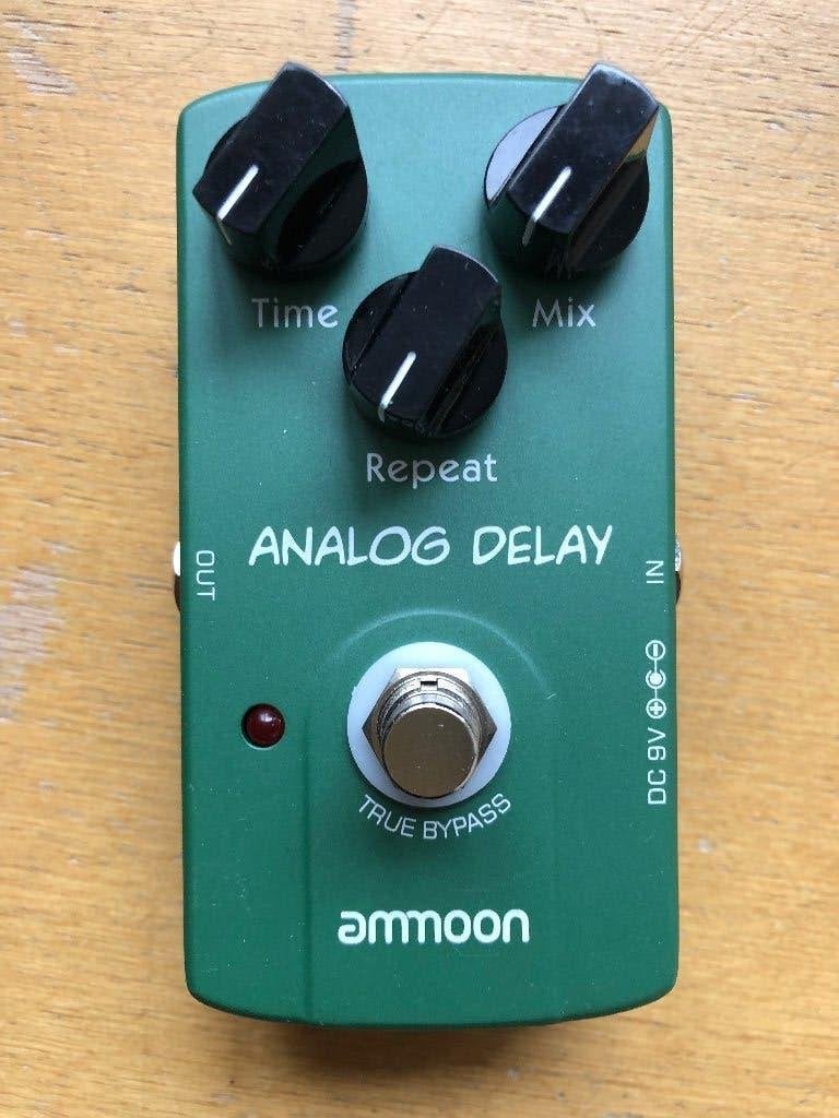 Amnoon Analog Delay Effect Pedal (incl. True Bypass), Muziek en Instrumenten, Effecten, Ophalen of Verzenden, Zo goed als nieuw