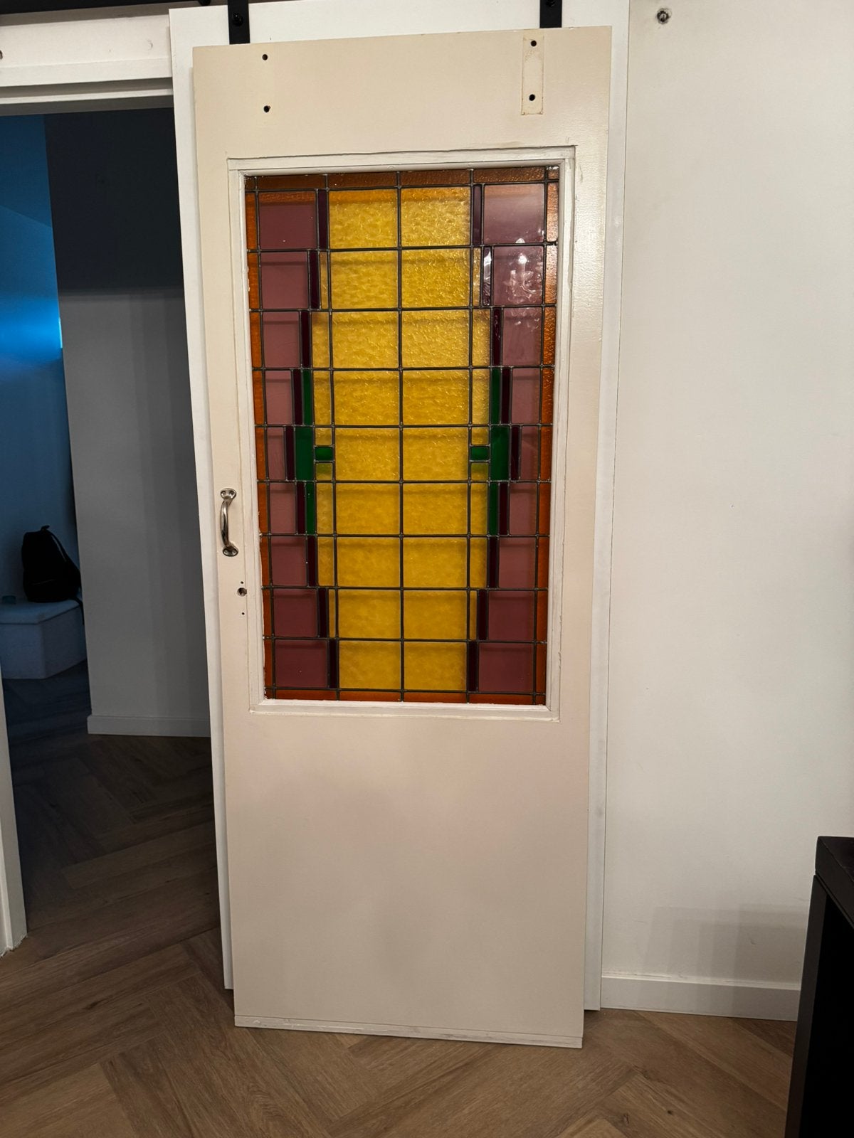 Vintage deur - GRATIS, Ophalen, Zo goed als nieuw, Binnendeur, 200 tot 215 cm
